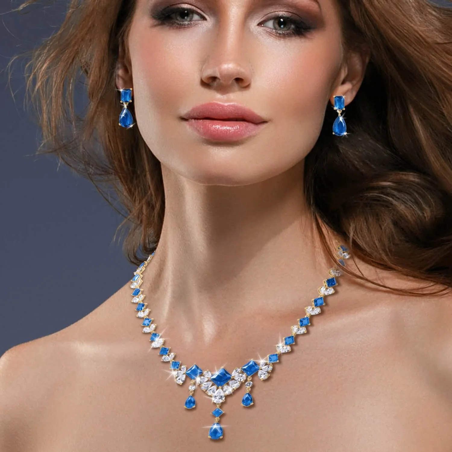 Millionaire Azure Earrings - Image 3