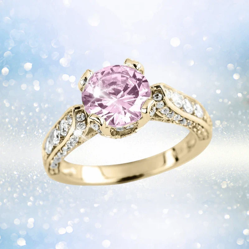 Millionaire Pink Argyle Ring - Image 2