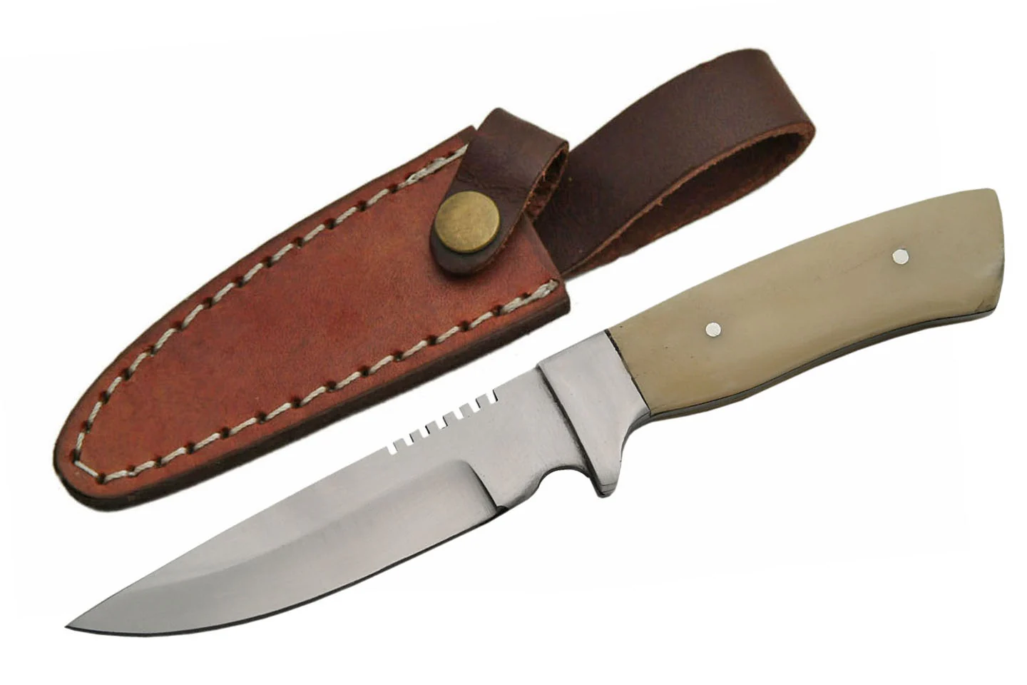 Mirimar White Men's Watch & Bone Skinner Knife Set - Image 6