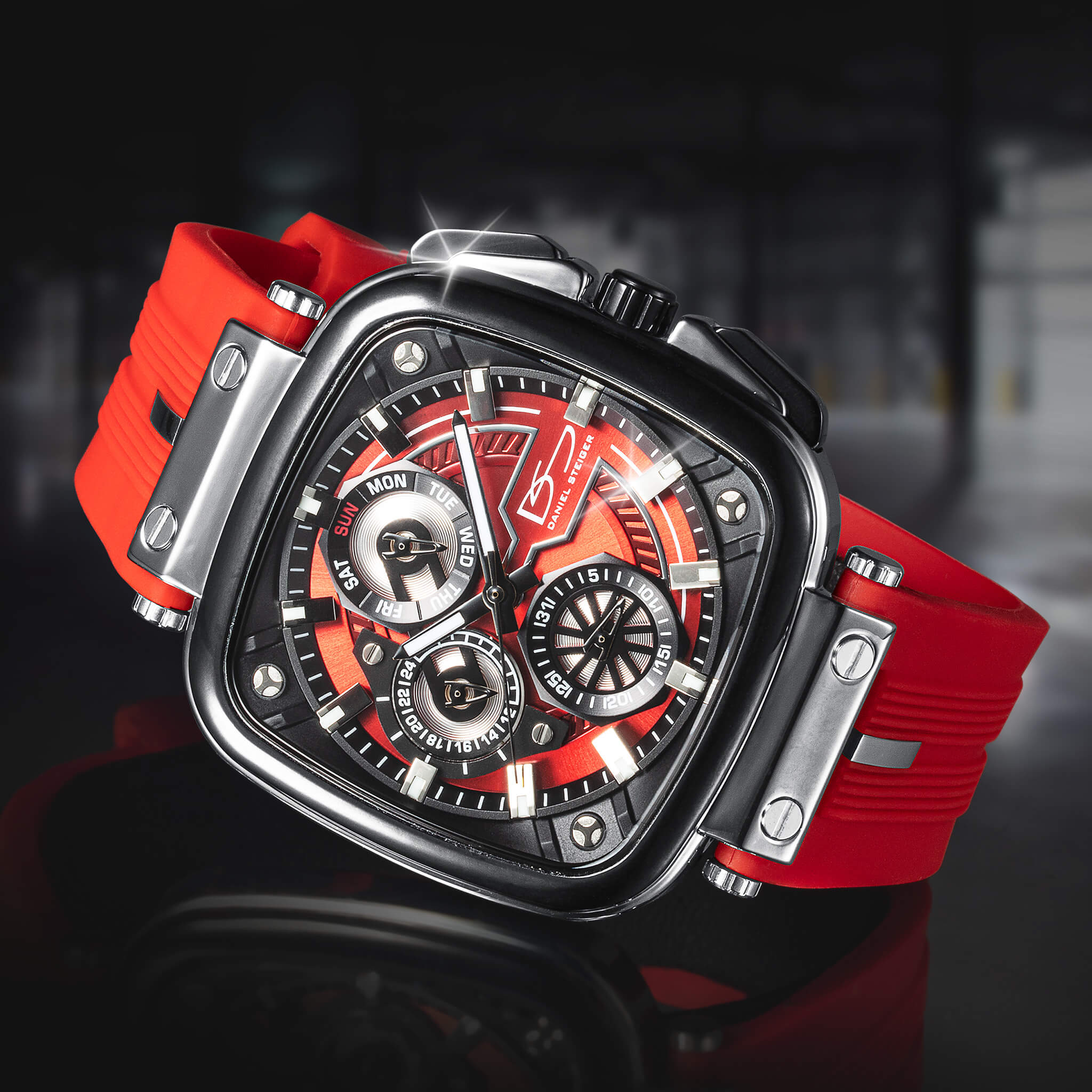 Momentum Sport Red Men’s Watch - Image 2