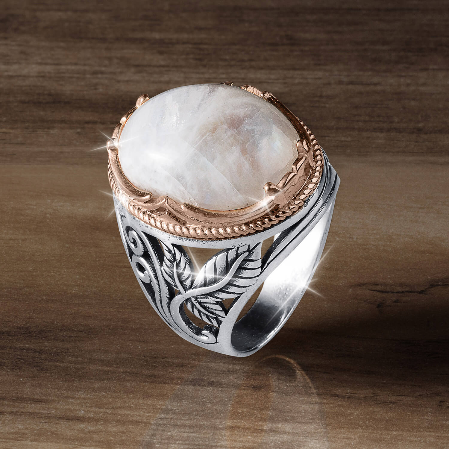Moonstone Men's Ring - Image 2