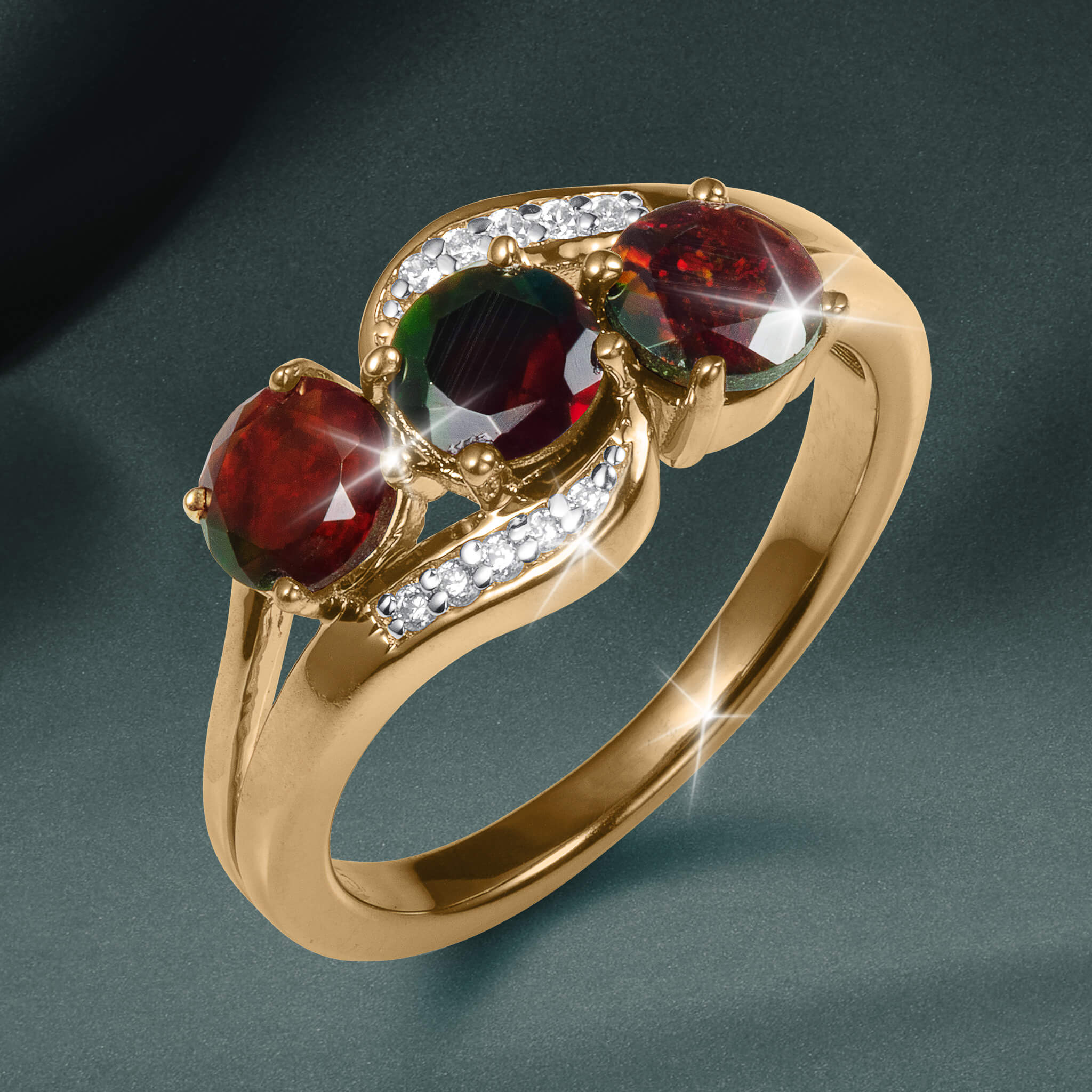 Mystic Light Opal Ring - Image 2