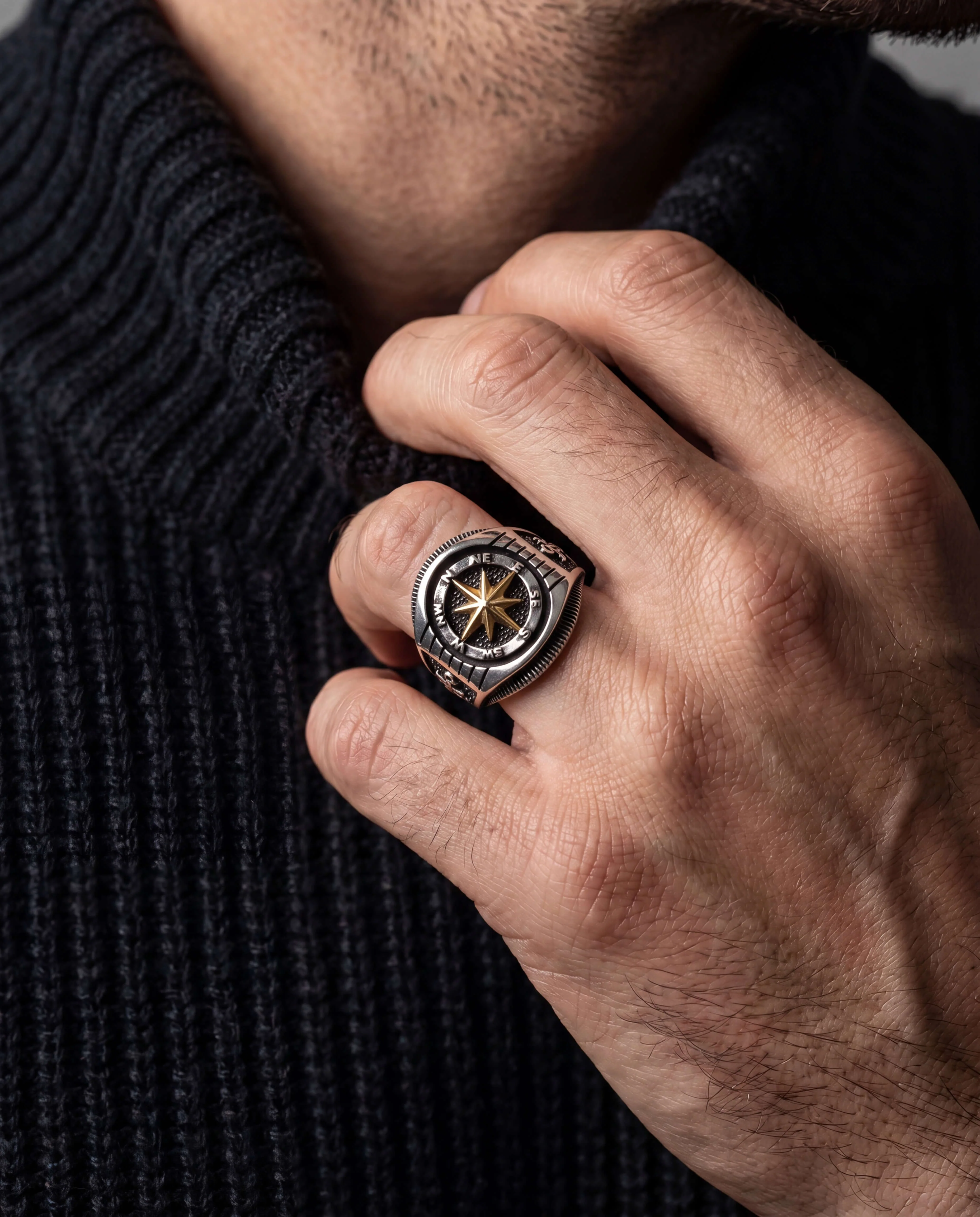 Navigator Men's Ring - Image 3