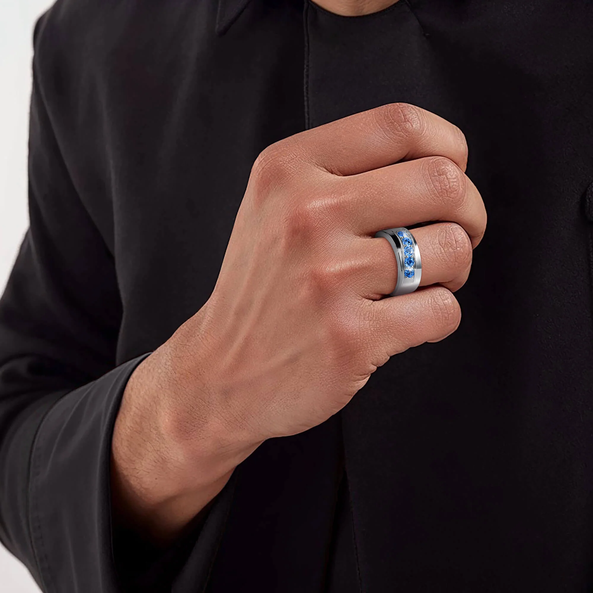 Nightfall Men's Ring - Image 3