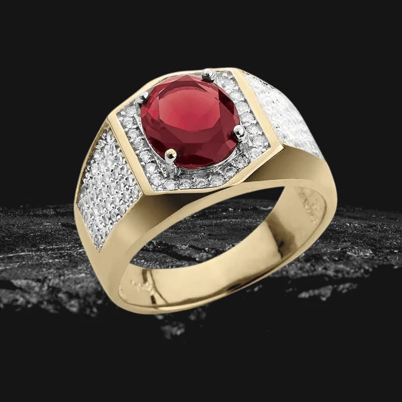 Rialto Red Men's Ring - Image 2