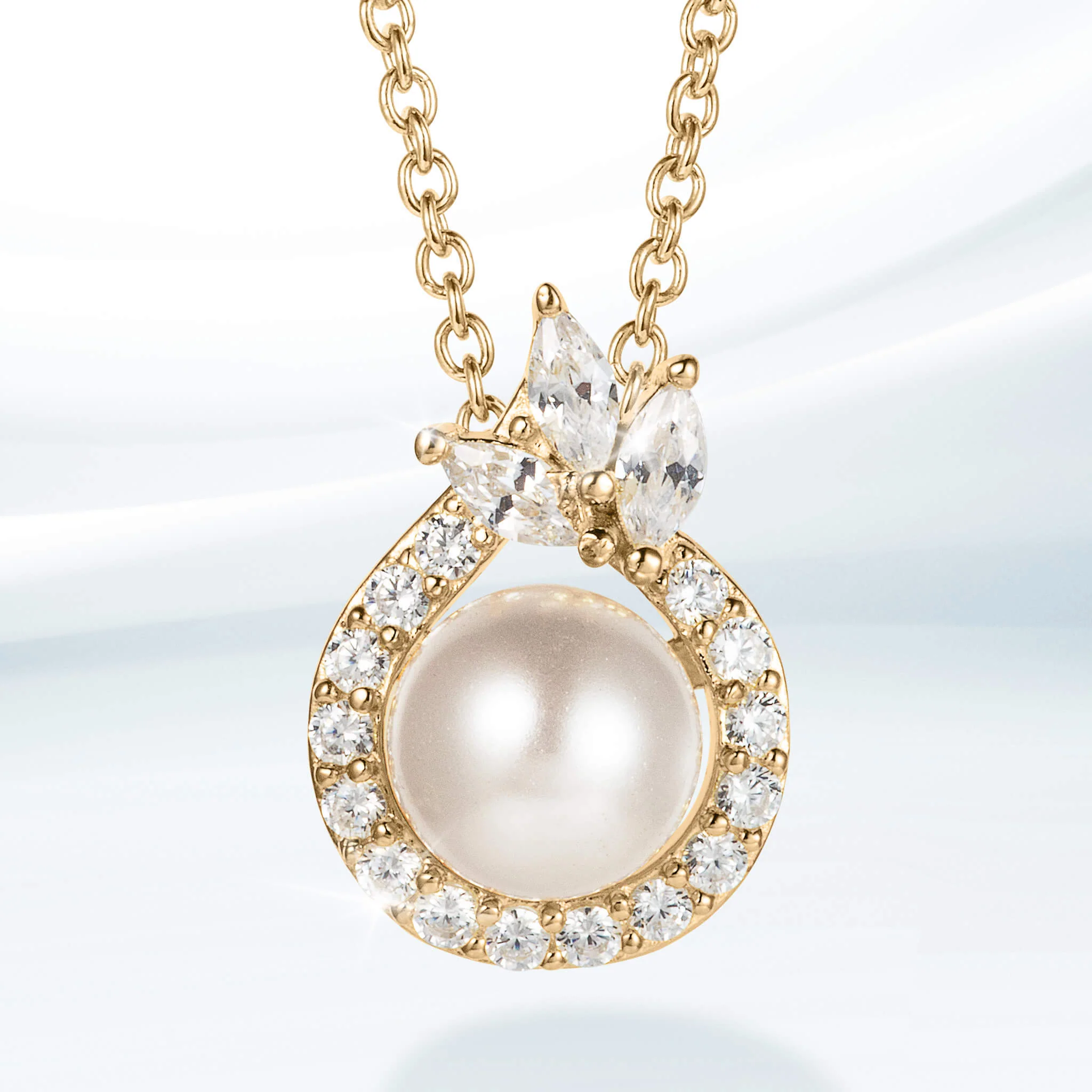 Ocean’s Moonlight Pearl Pendant - Image 2