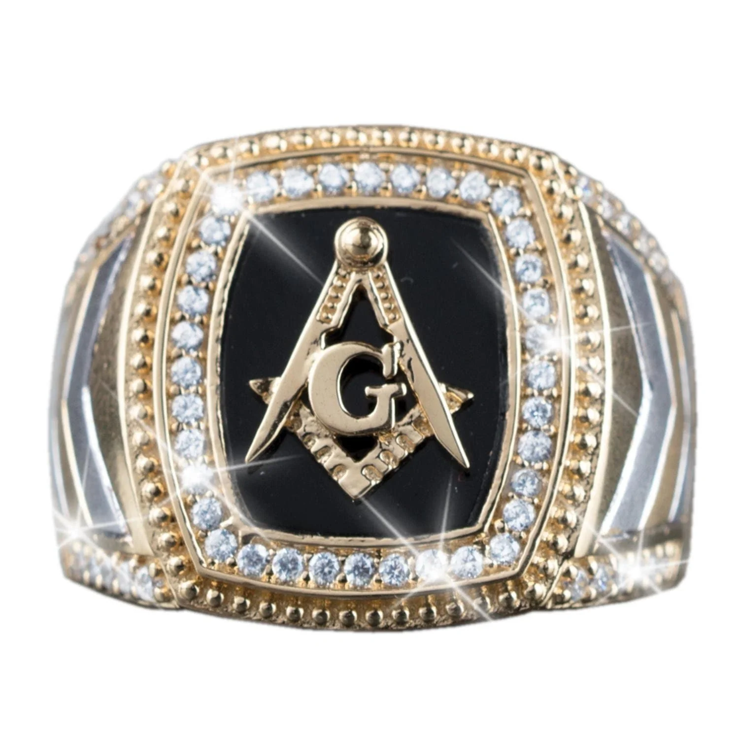Onyx Masonic Ring - Image 2