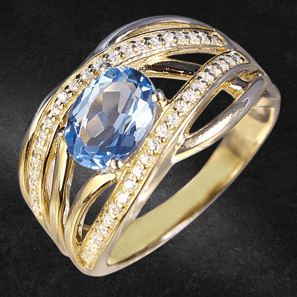 Ophelia Topaz Ring - Image 2