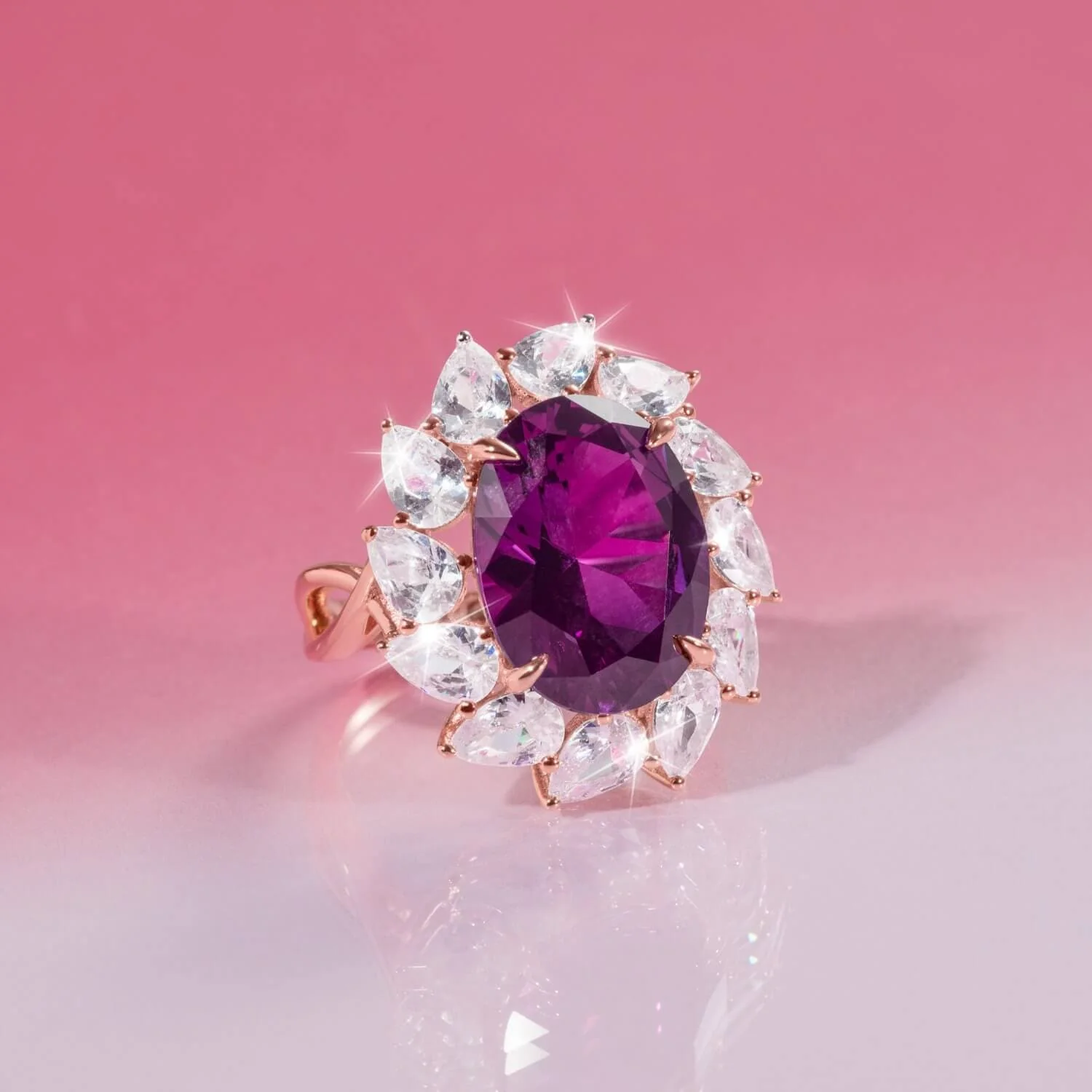 Orchid Queen Ladies Ring - Image 3