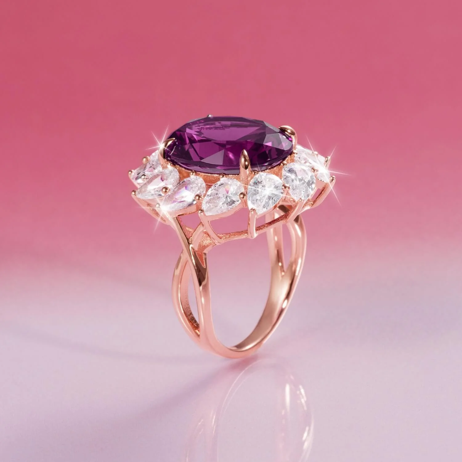 Orchid Queen Ladies Ring - Image 4