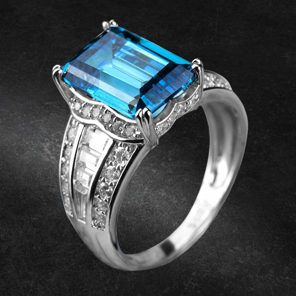 Orianna Rhodium Ring - Image 2