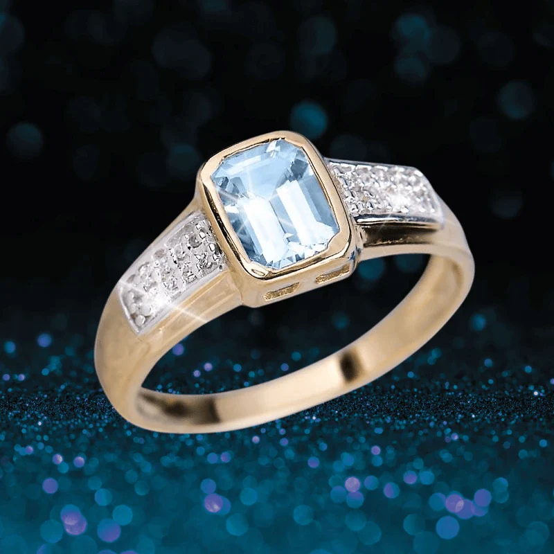 Oseaan Aquamarine Ring - Image 2
