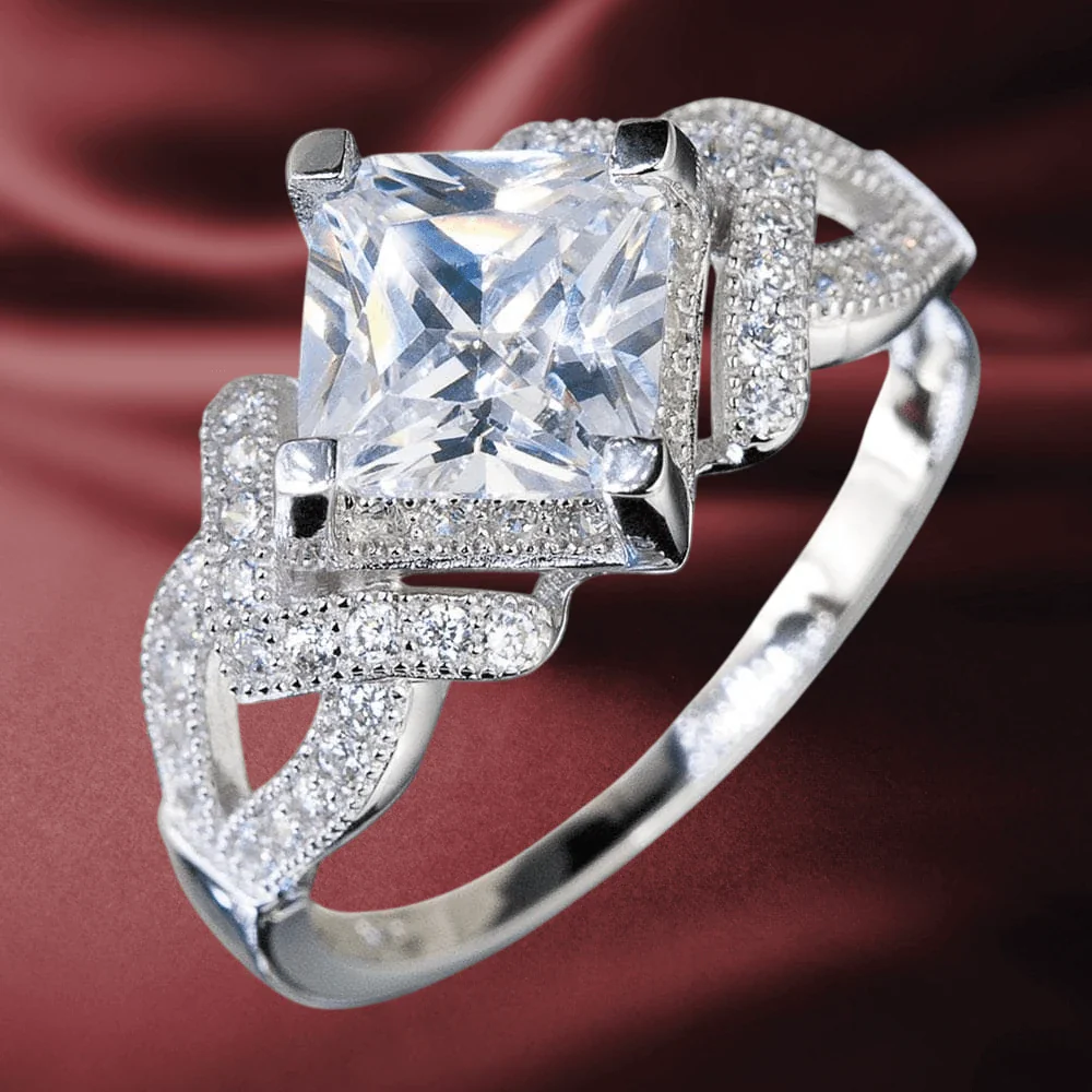 Palermo Rhodium Ring - Image 2