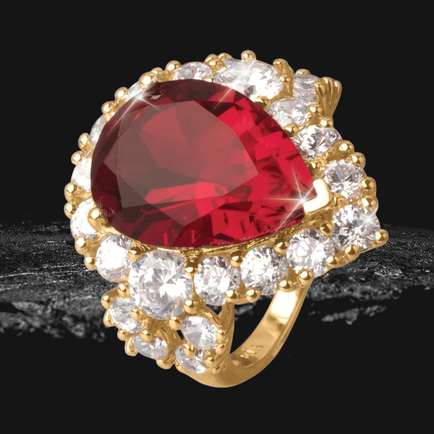 Paparazzi Ruby Red Ring - Image 2