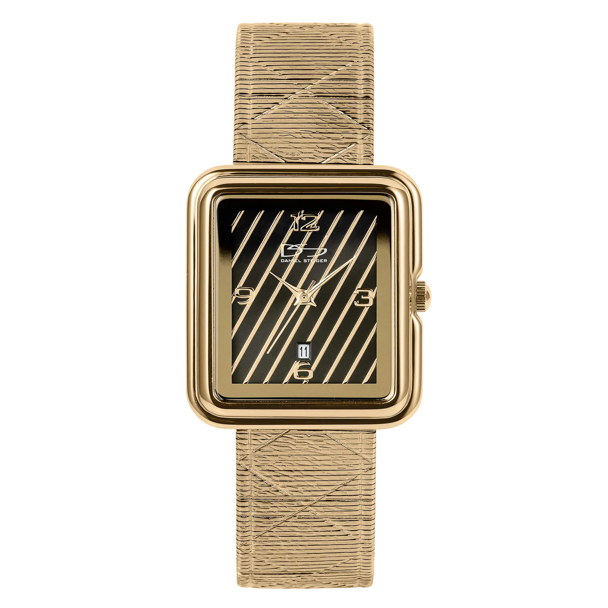 Parisian Mesh Gold Ladies Watch