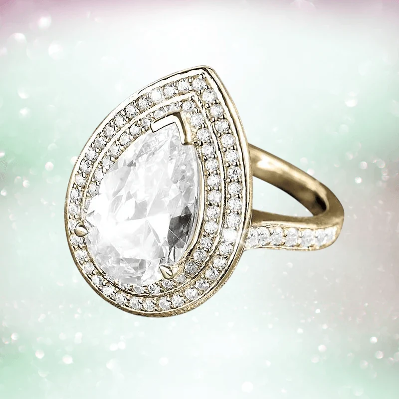 Pasha Pearshape Ring - Image 2
