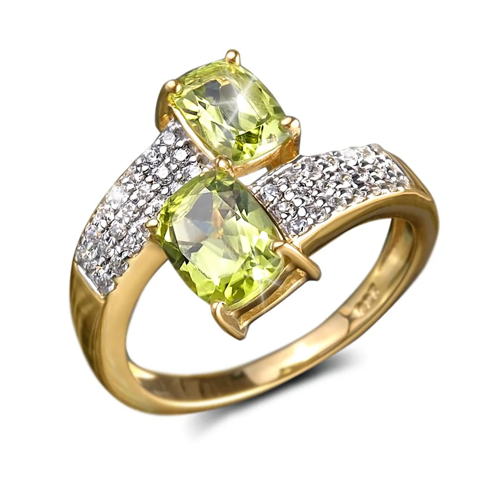 Peridot Hug Ring - Image 3