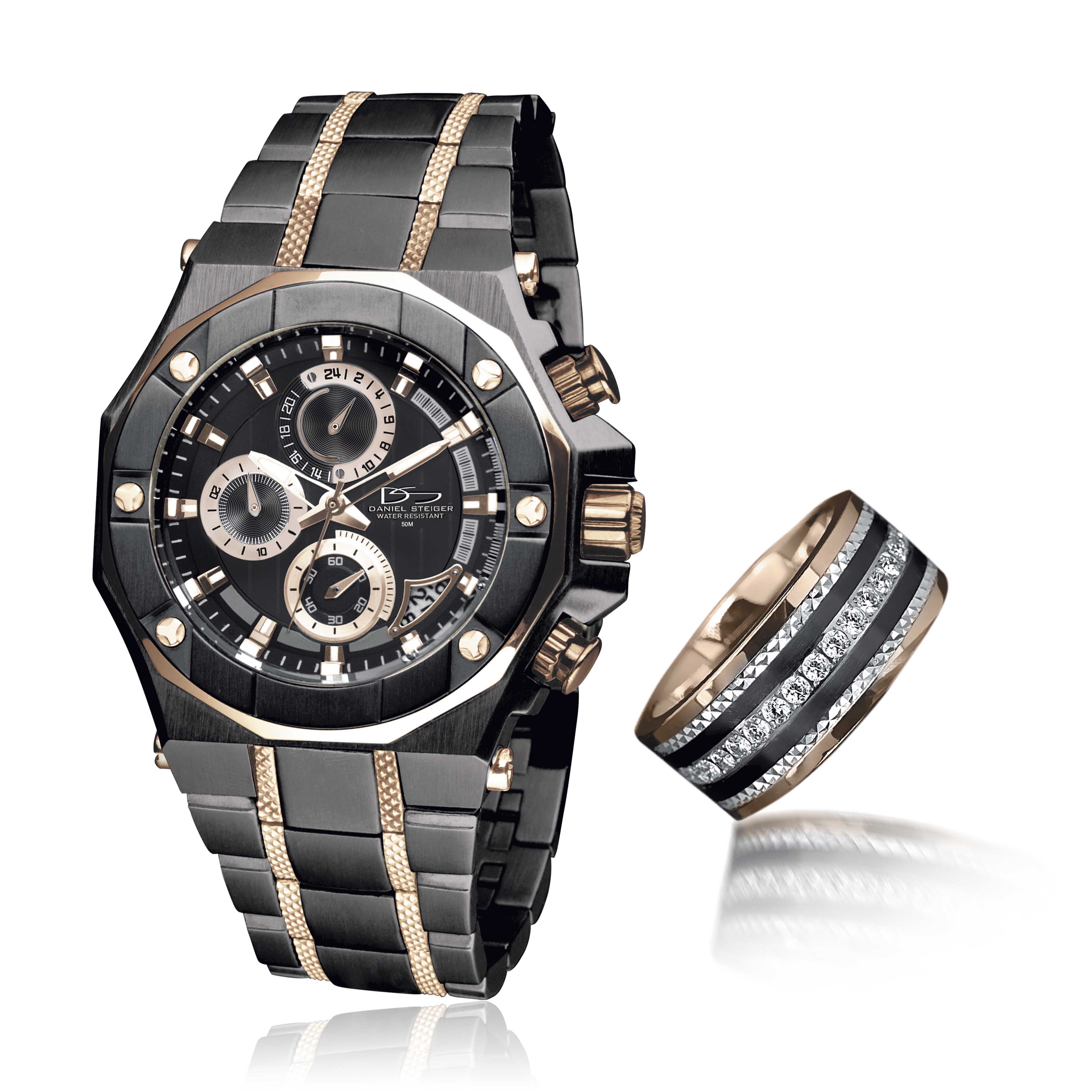Phantom Men's Watch & Ring Set