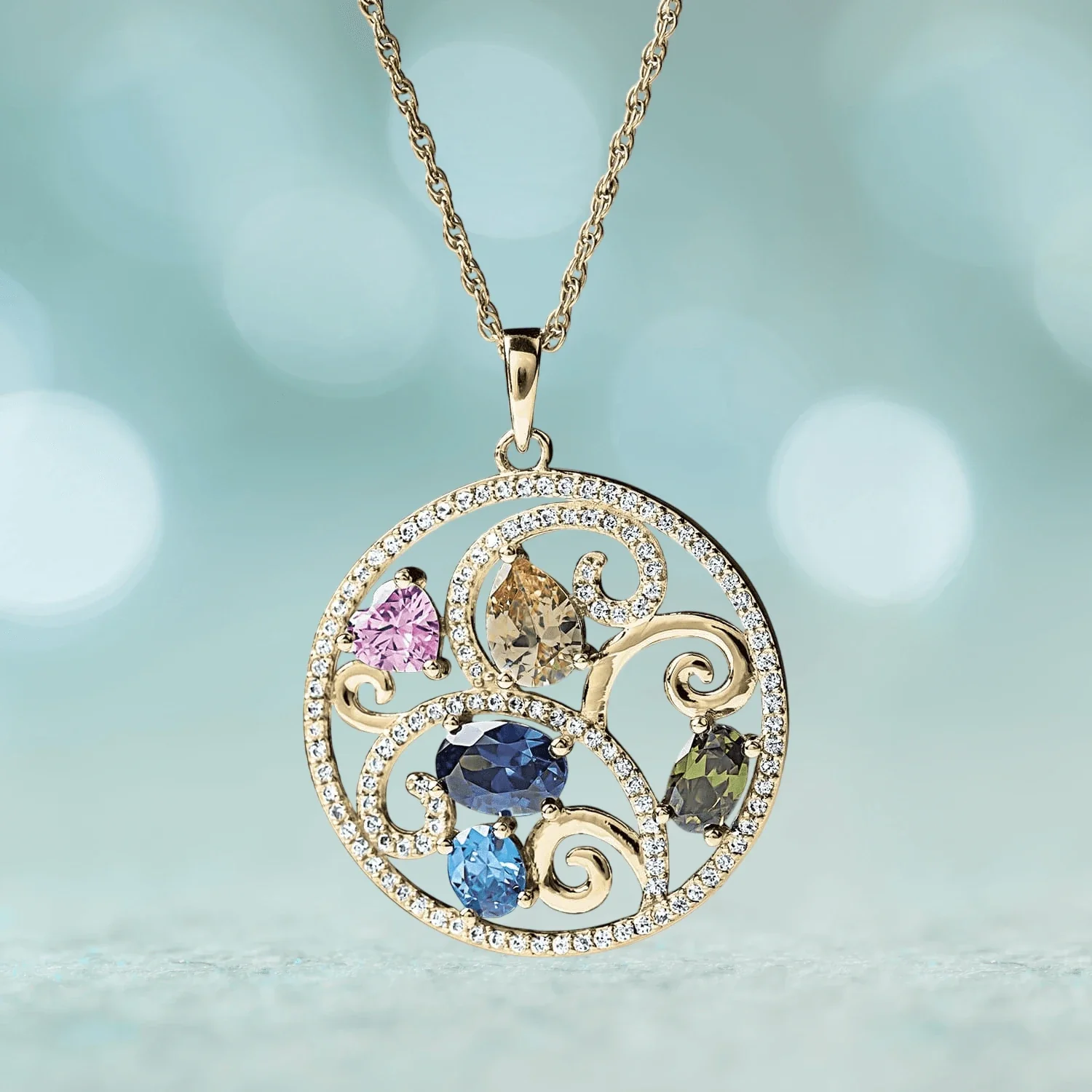 Picasso Golden Pendant - Image 2