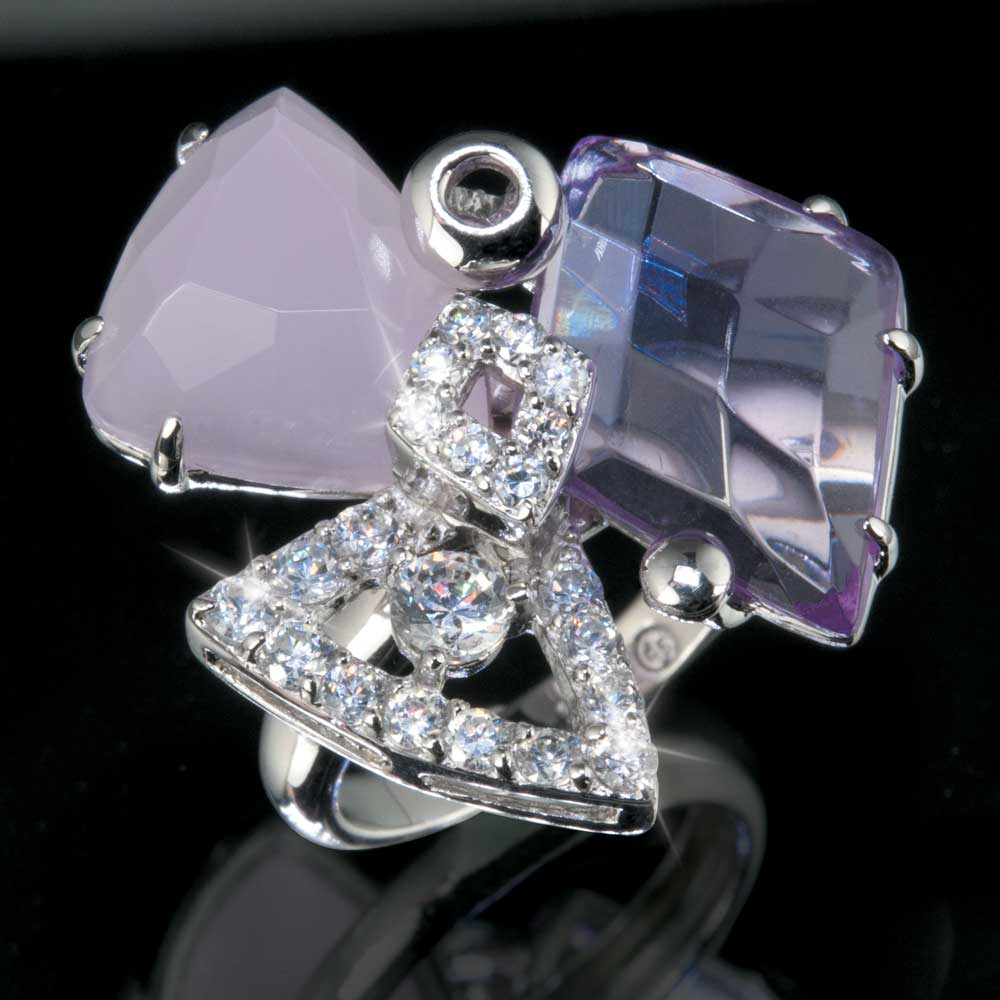 Pink Modernista Ring - Image 2