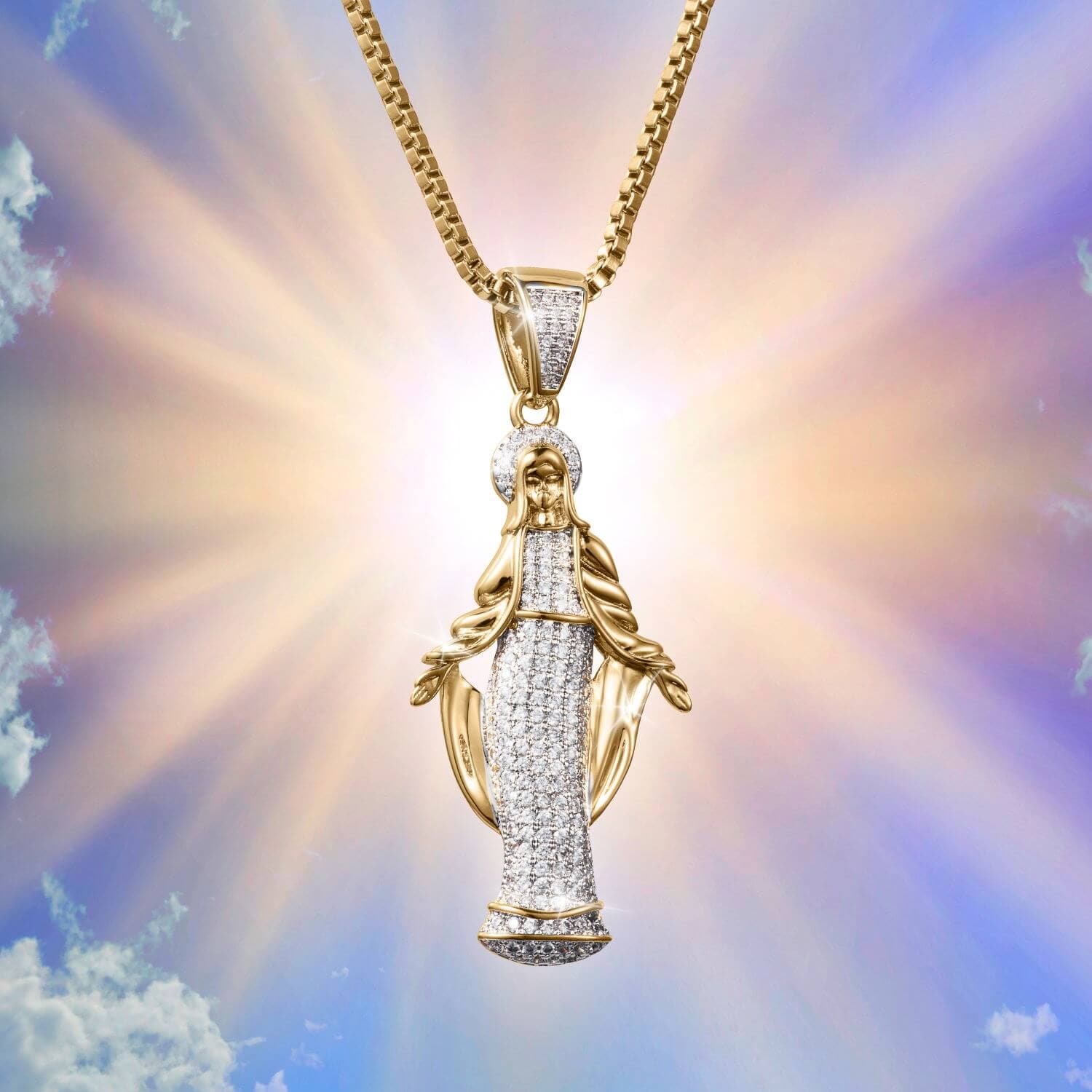 Praying Jesus Pendant - Image 2