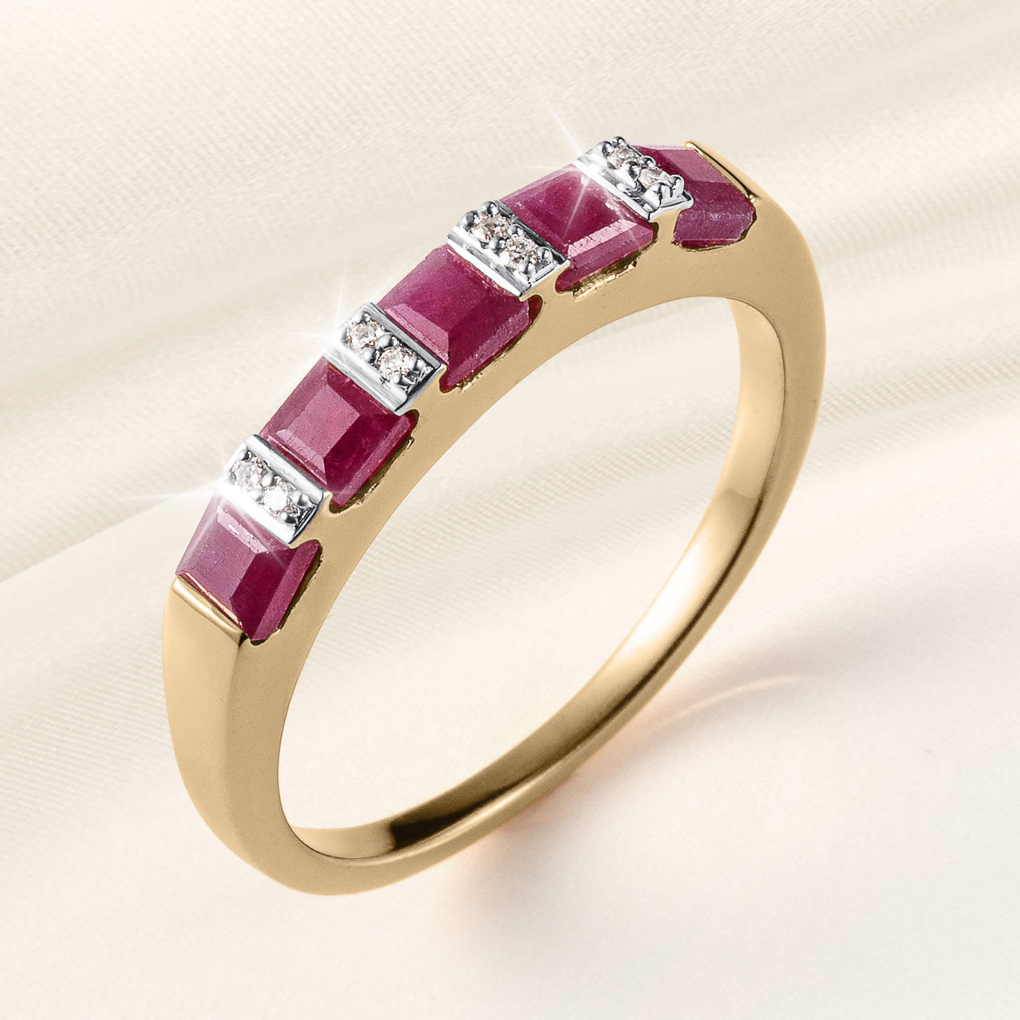 Precious Jewels Ruby Eternity Ring - Image 2