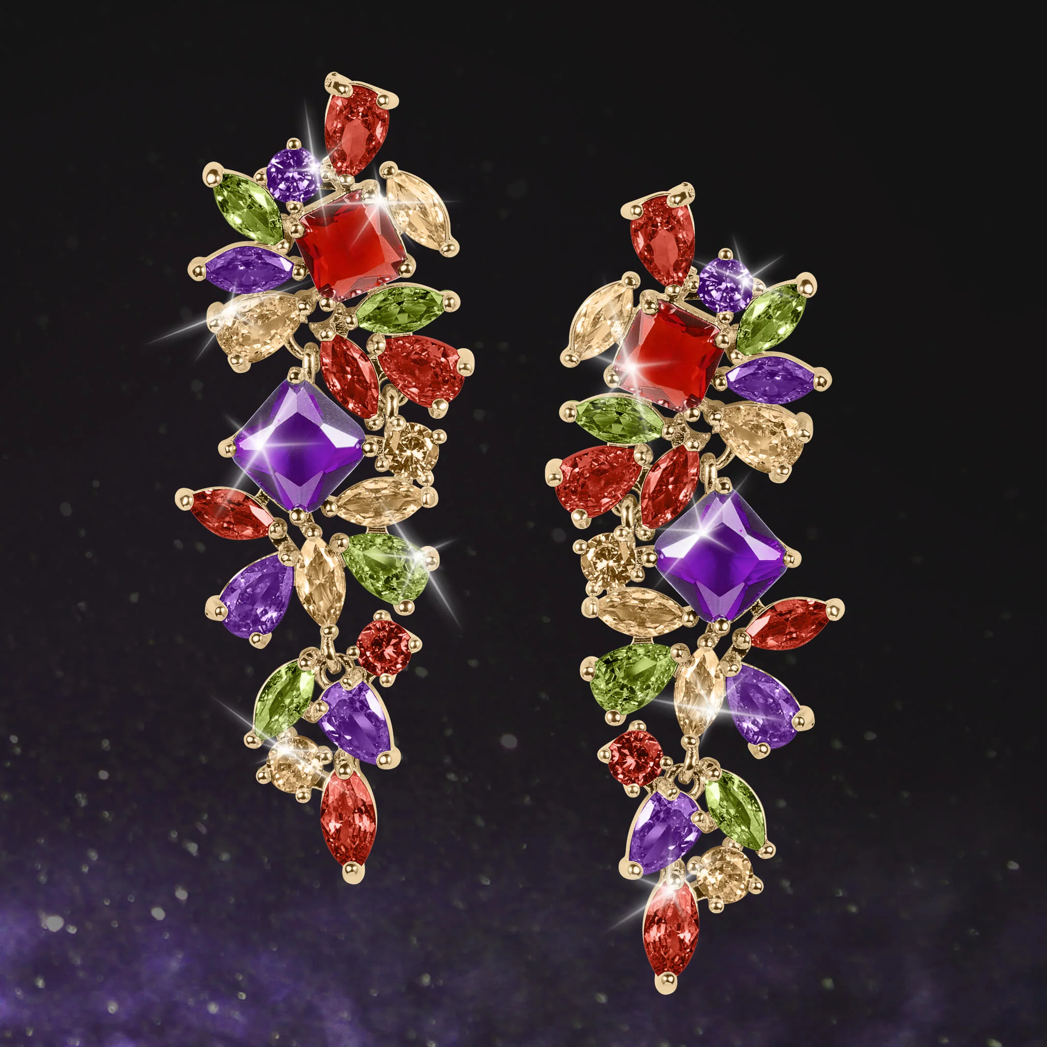 Prismatic Passion Earrings - Image 2