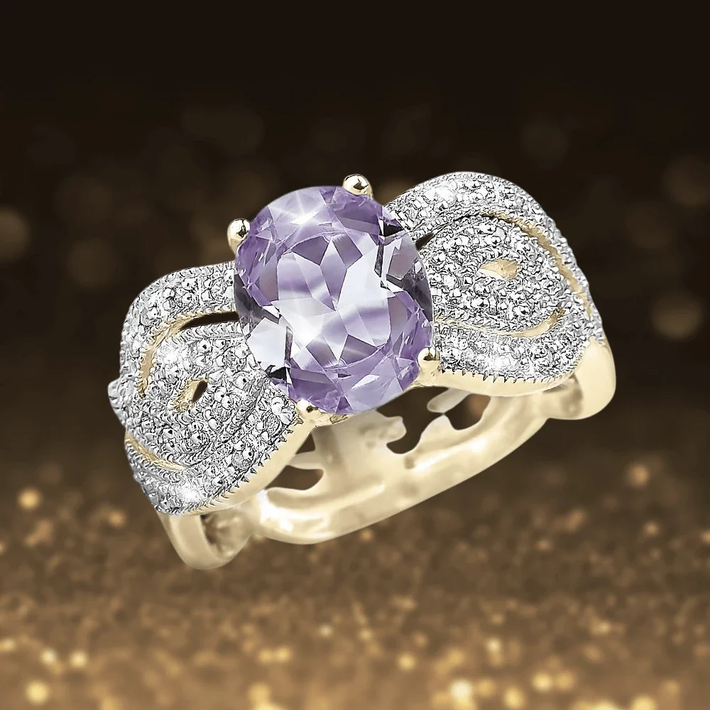 Provence Lavender Ring - Image 2