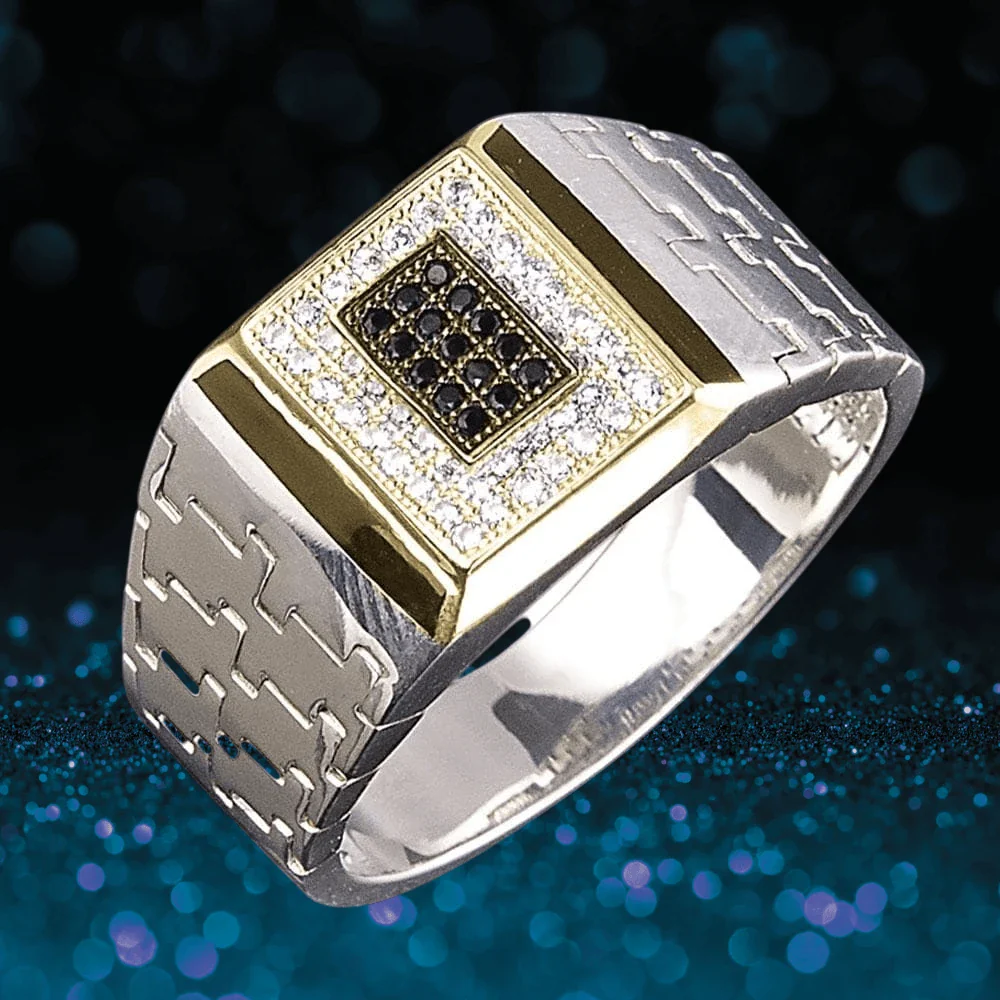 Puzzle Men's Ring - Image 2