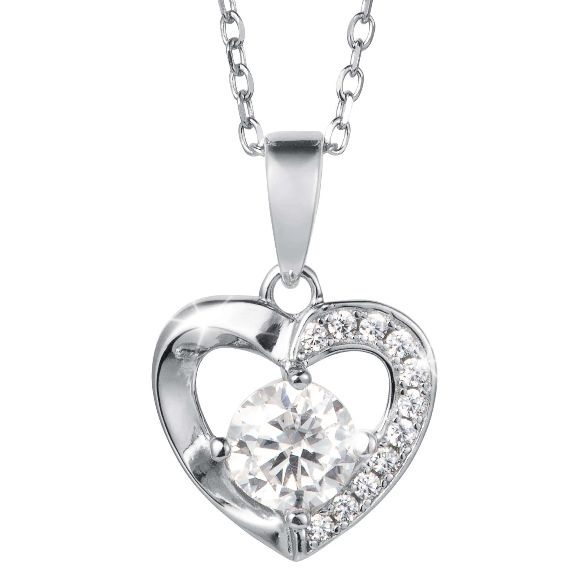 Radiant Love Moissanite Pendant