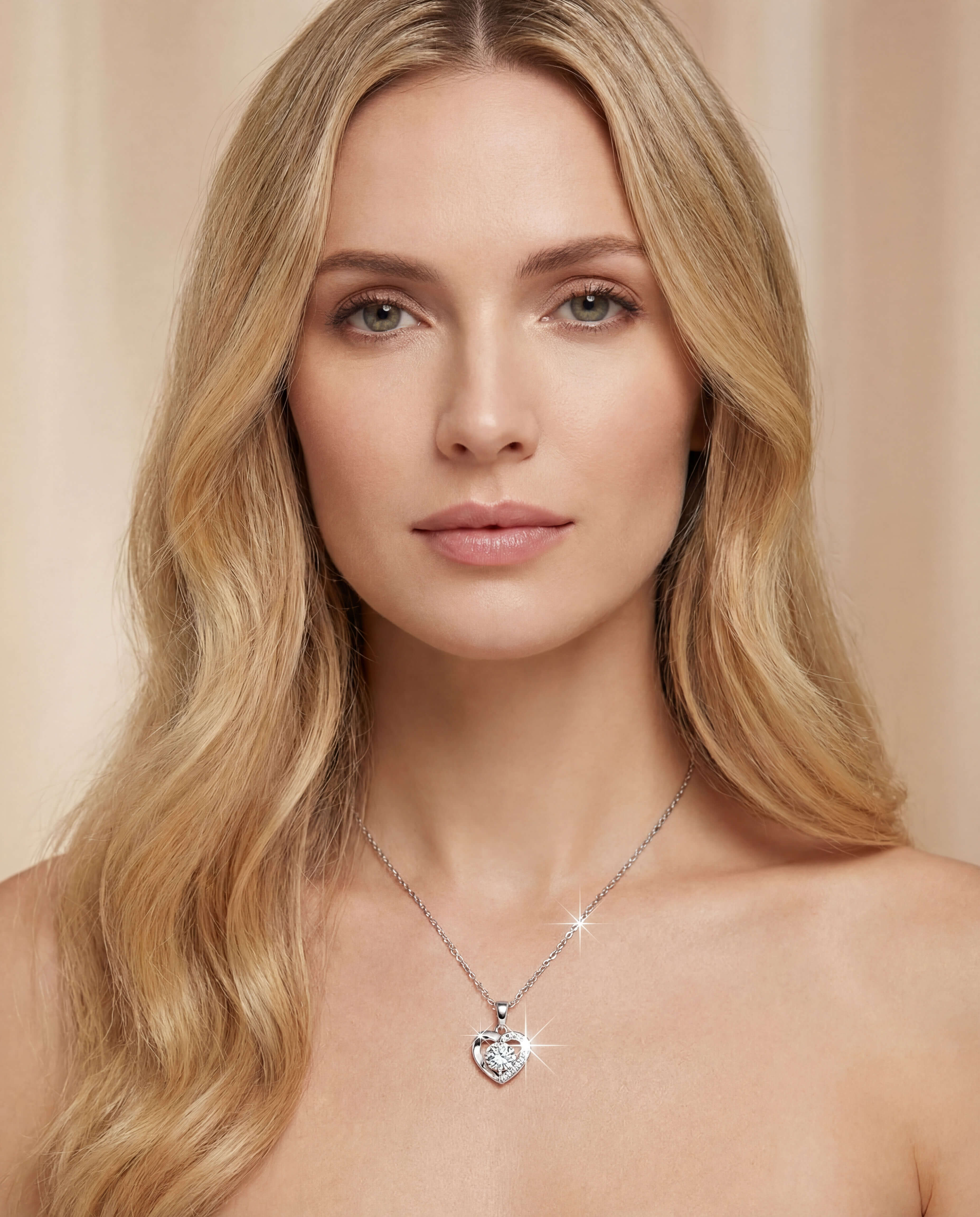 Radiant Love Moissanite Pendant - Image 3