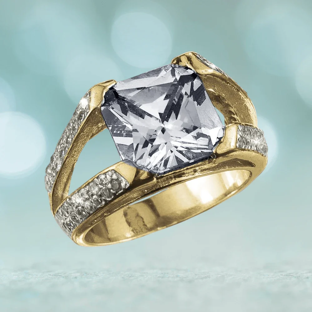 Radiant White Ring - Image 2