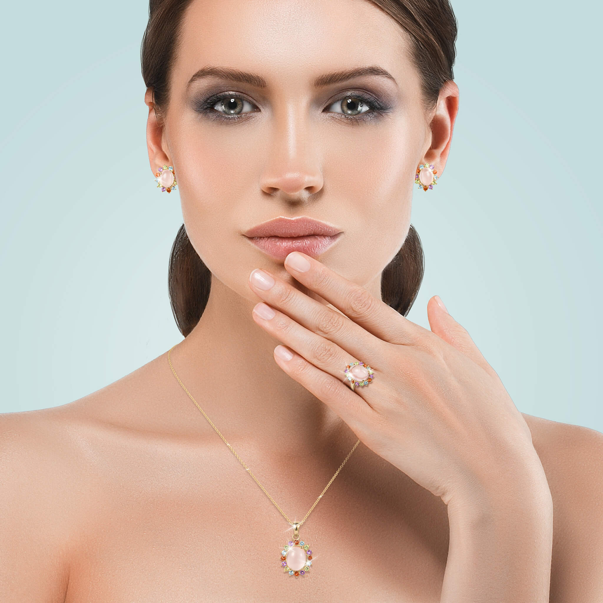 Rainbow Blushes Pendant - Image 3