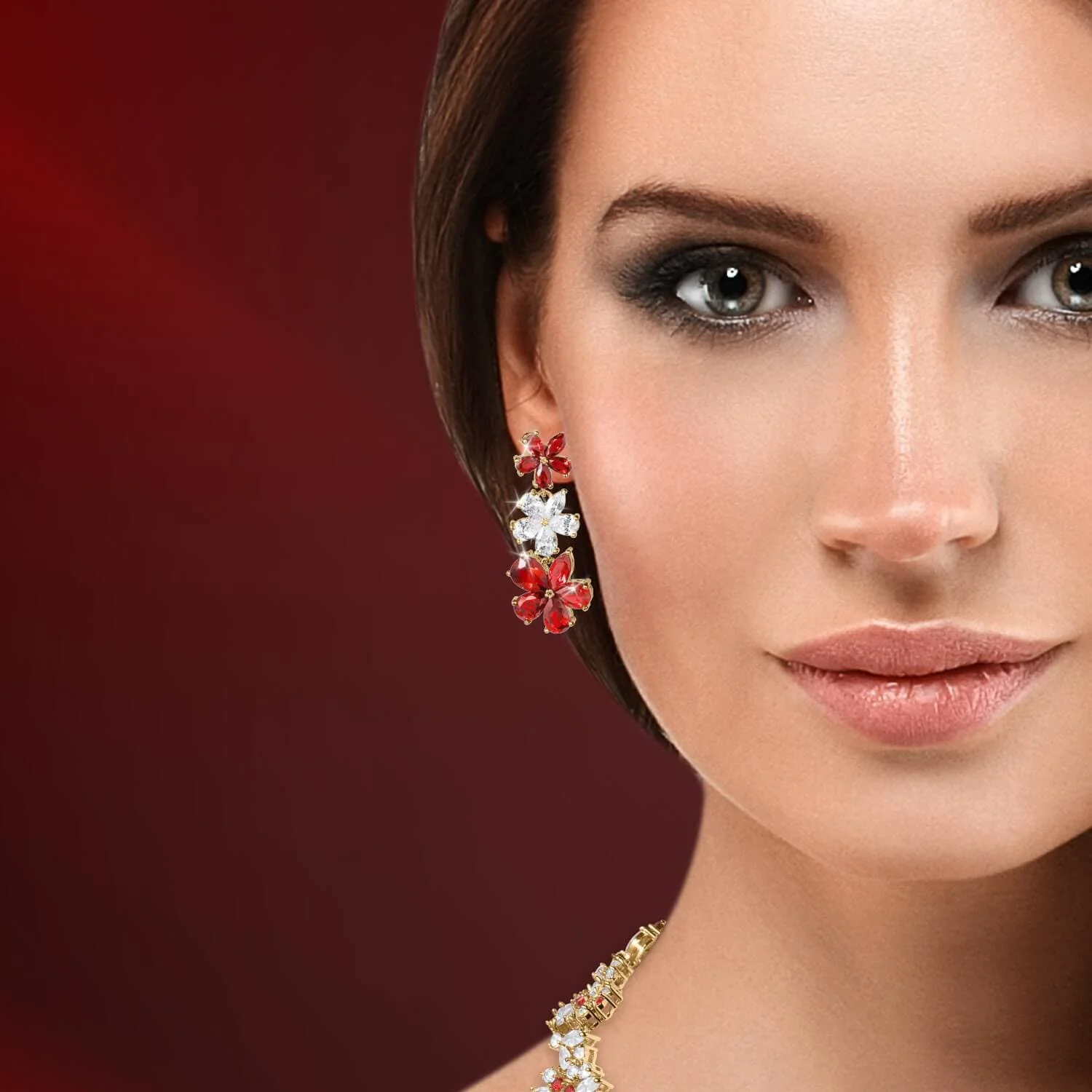 Red Cardinal Earrings - Image 2