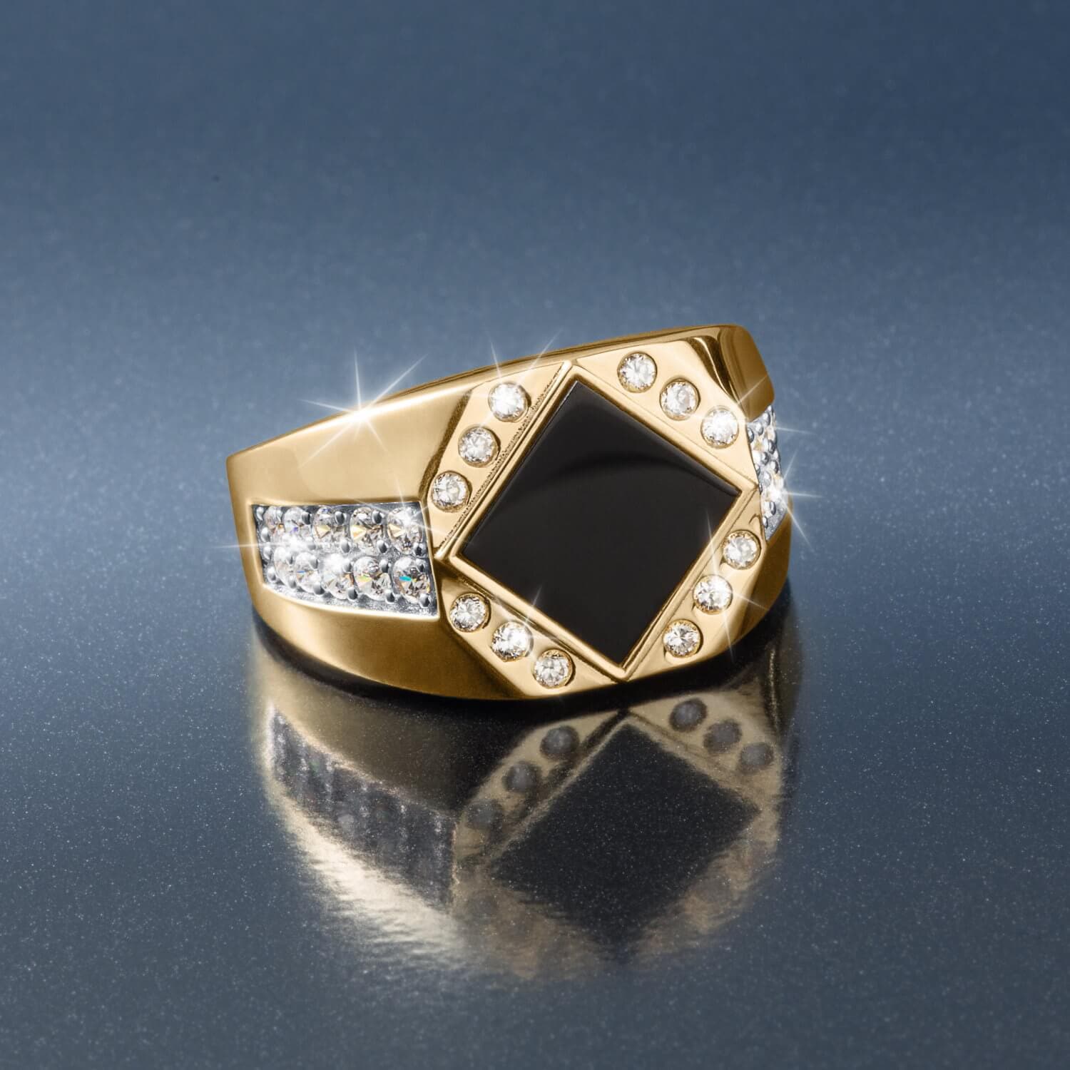 Resolute Onyx Men's Ring - Image 2