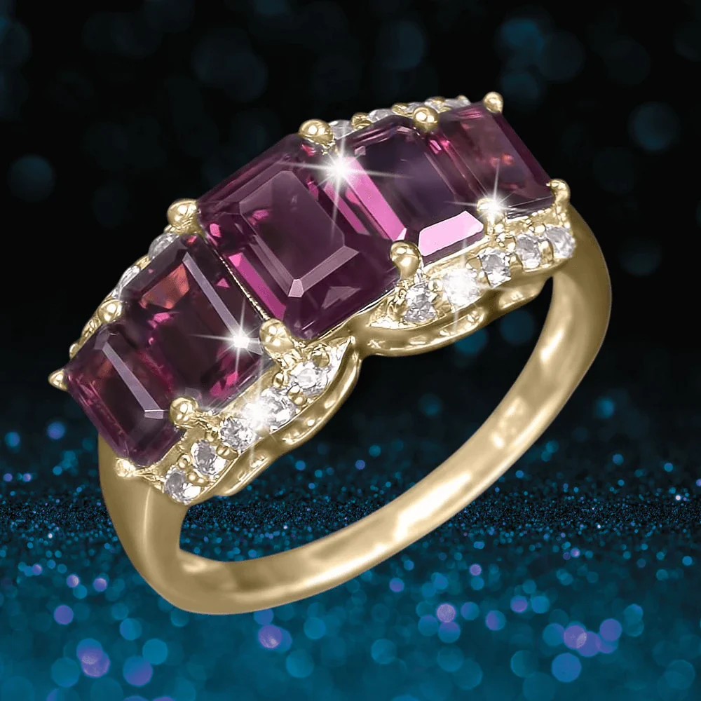 Rhodolite Renaissance Ring - Image 2