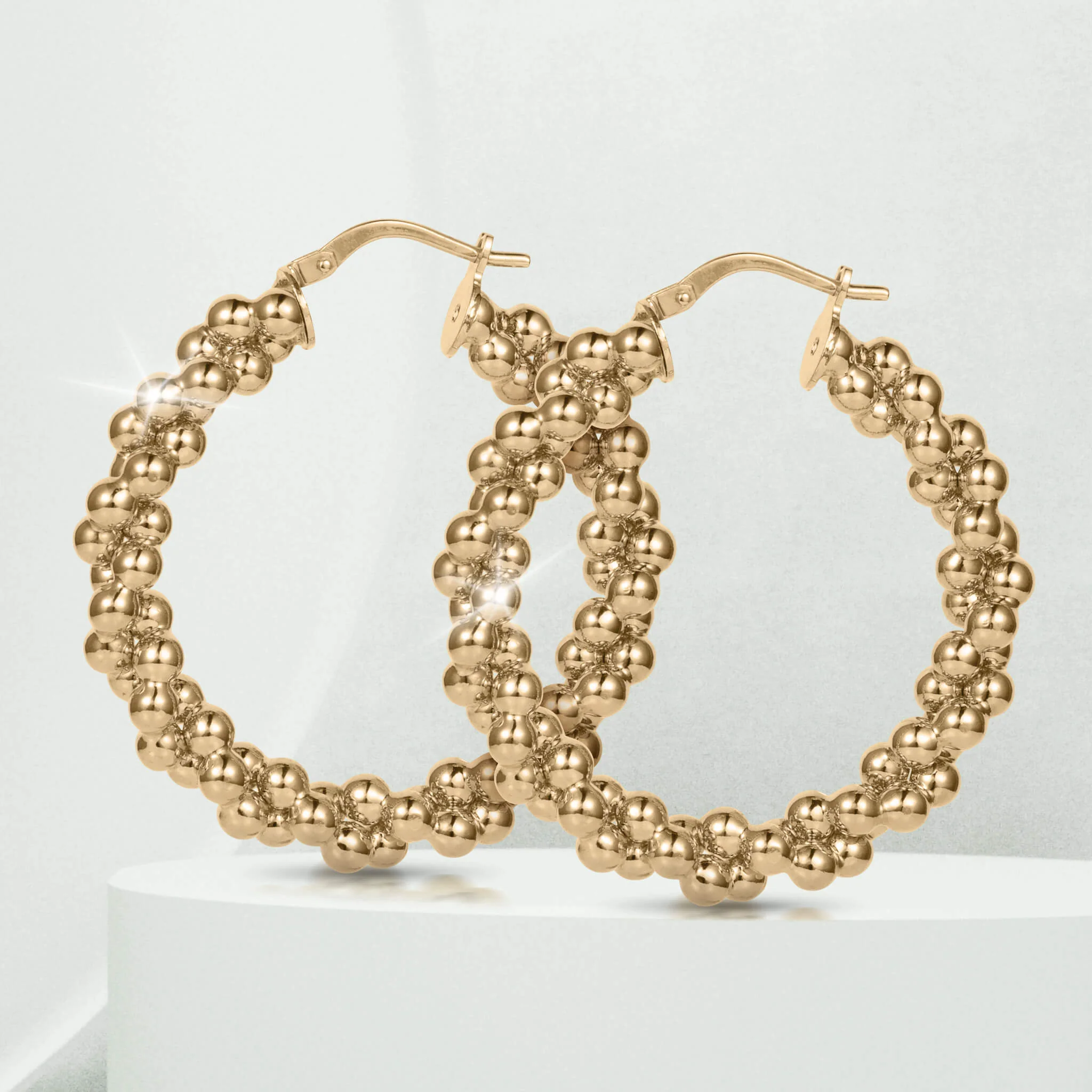 Roma Luxe Beaded Earrings - Image 2