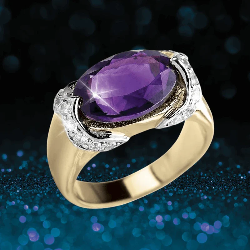 Romana Amethyst Ring - Image 2