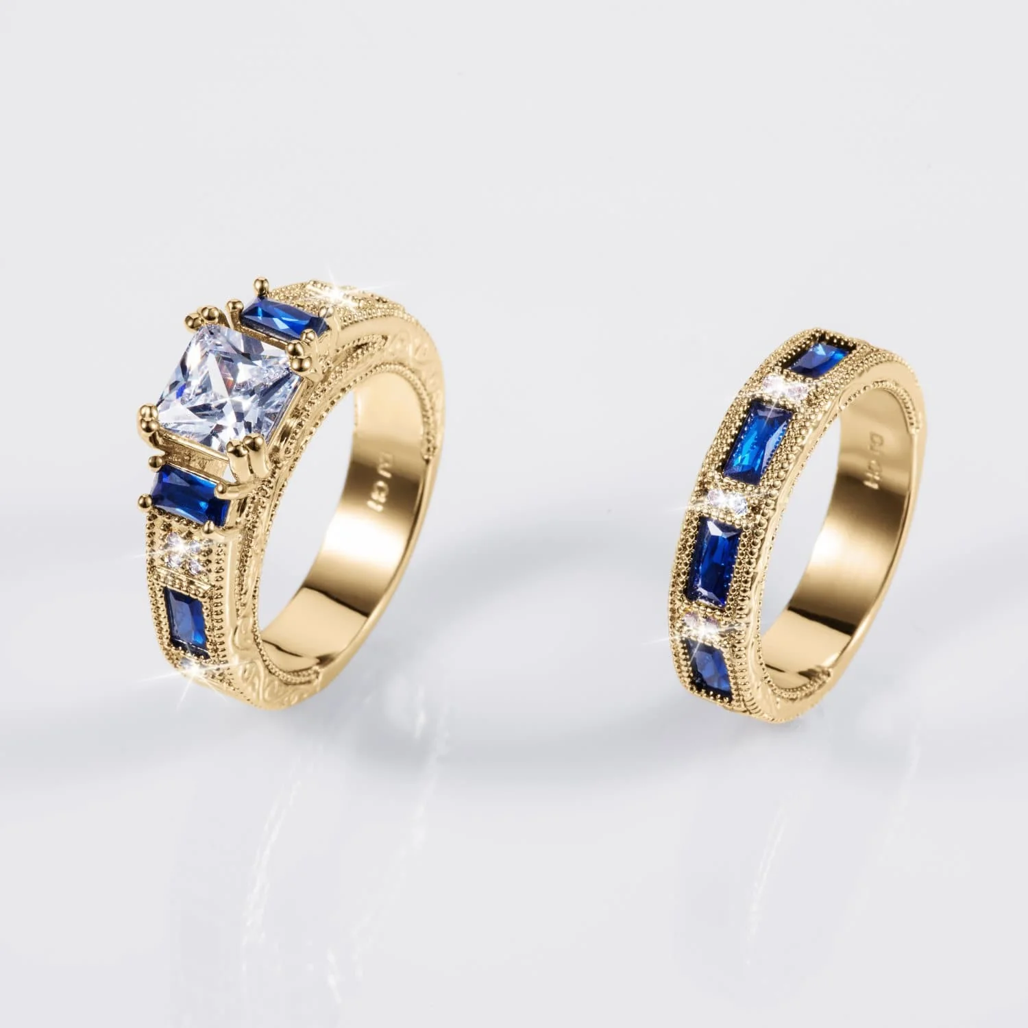 Royal Bridal Ring Set - Image 2