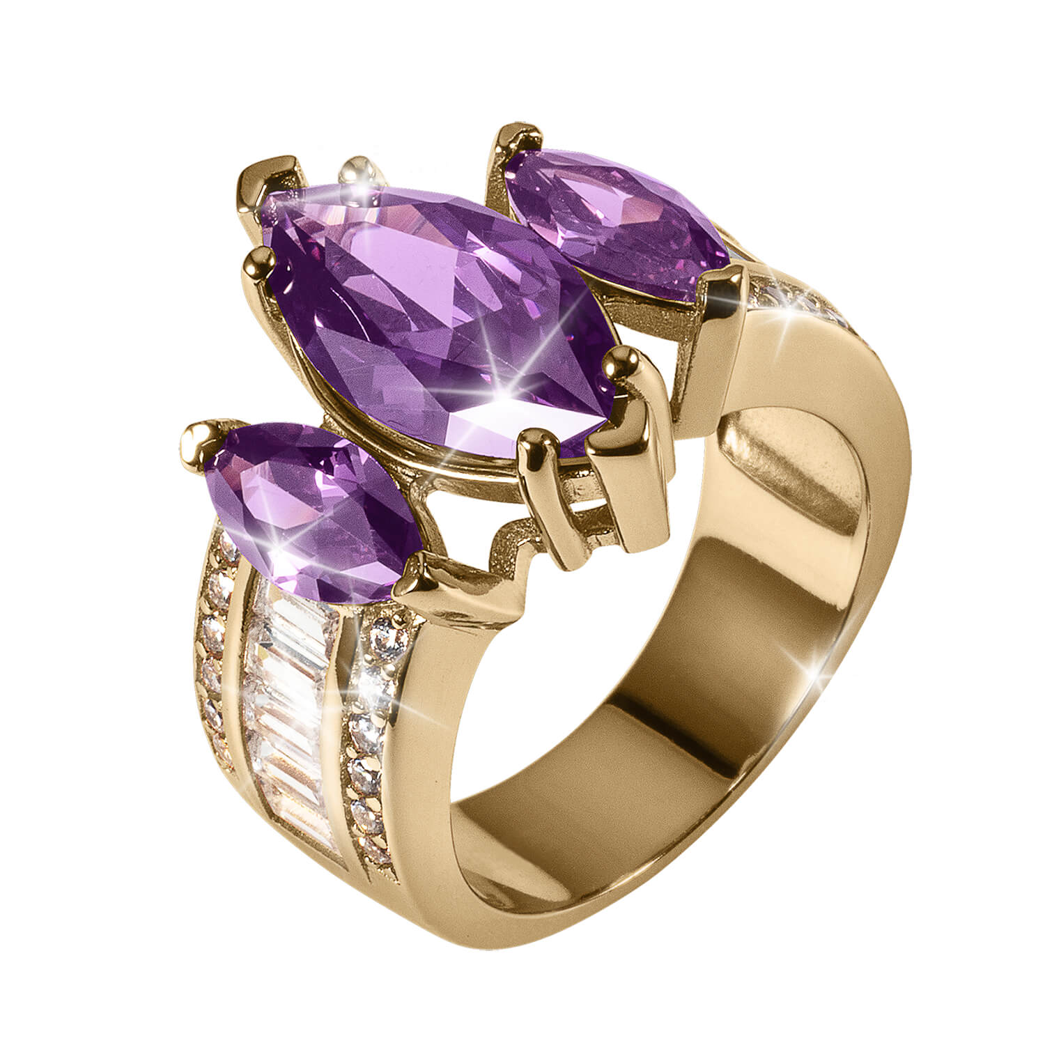 Royal Trilogy Ladies Ring