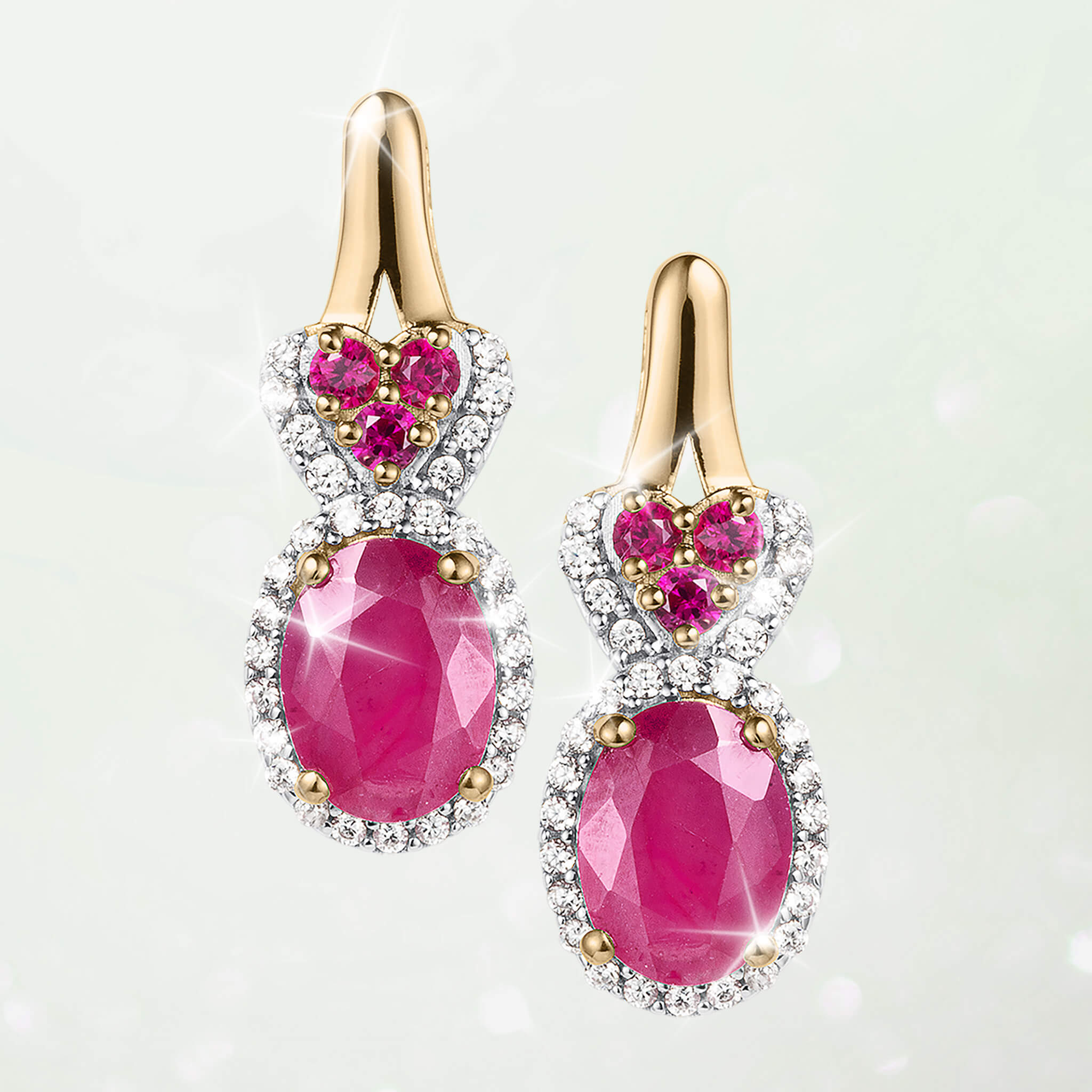 Ruby Romance Earrings - Image 2