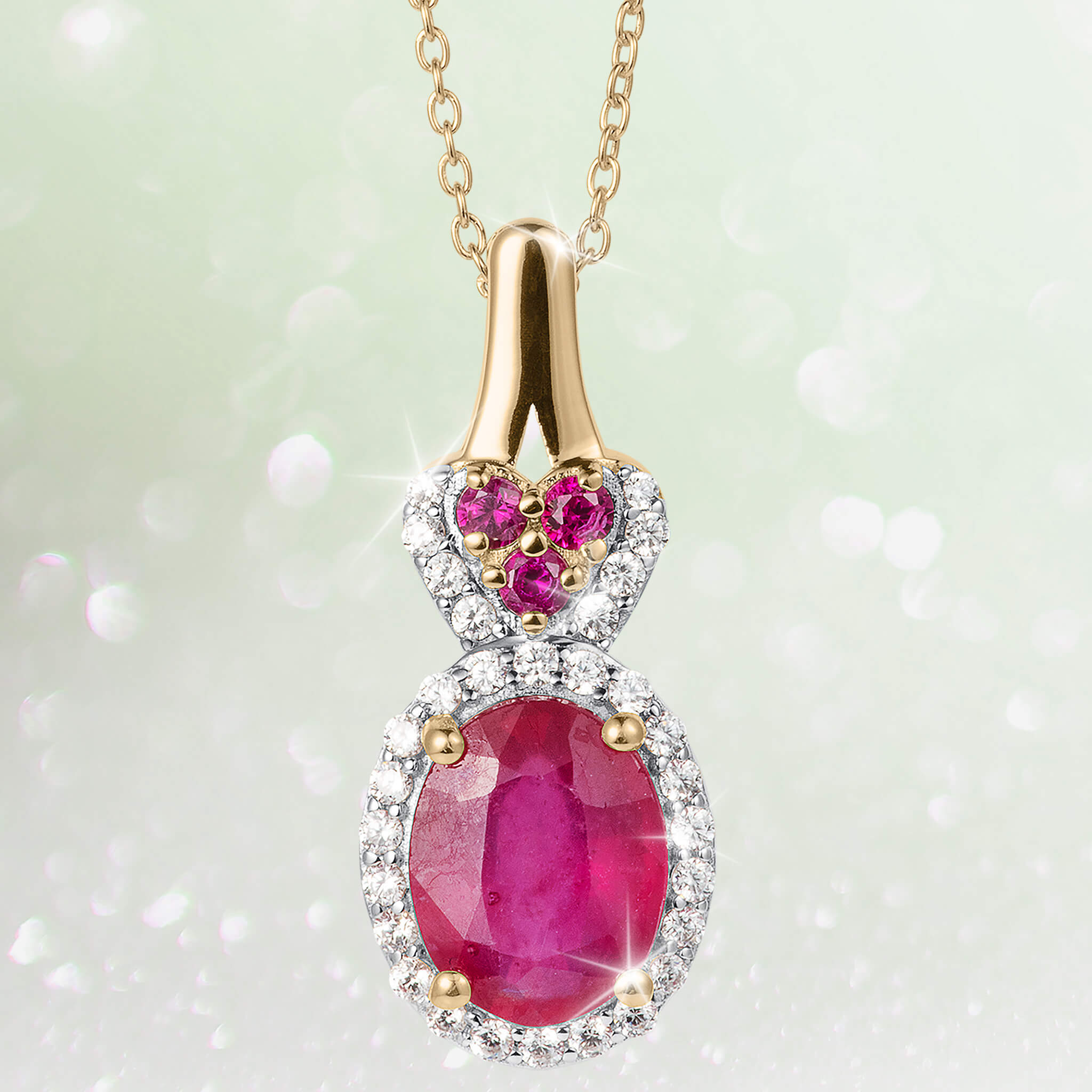 Ruby Romance Pendant - Image 2