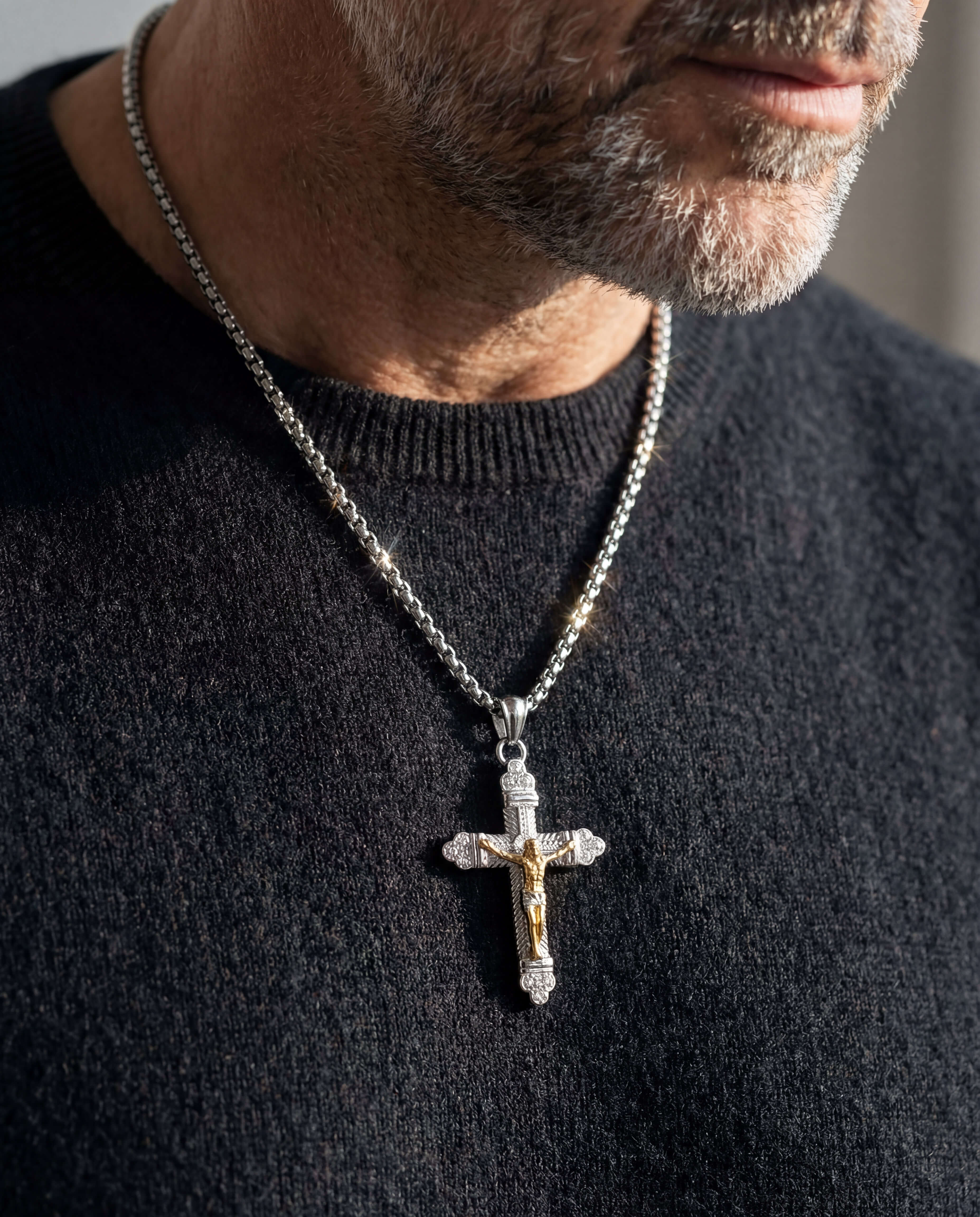 Sacred Path Crucifix Pendant - Image 3