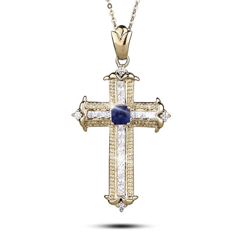 Sapphira Cross Pendant