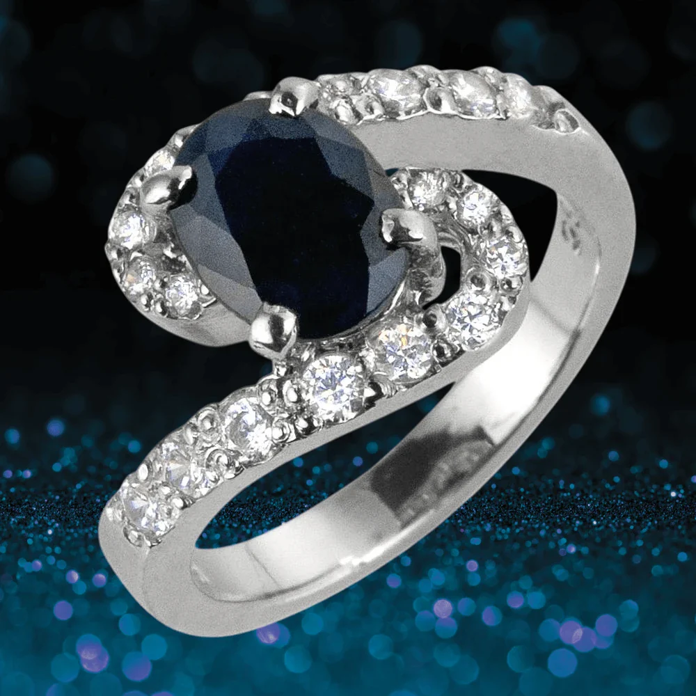 Sapphire Meander Ring - Image 2
