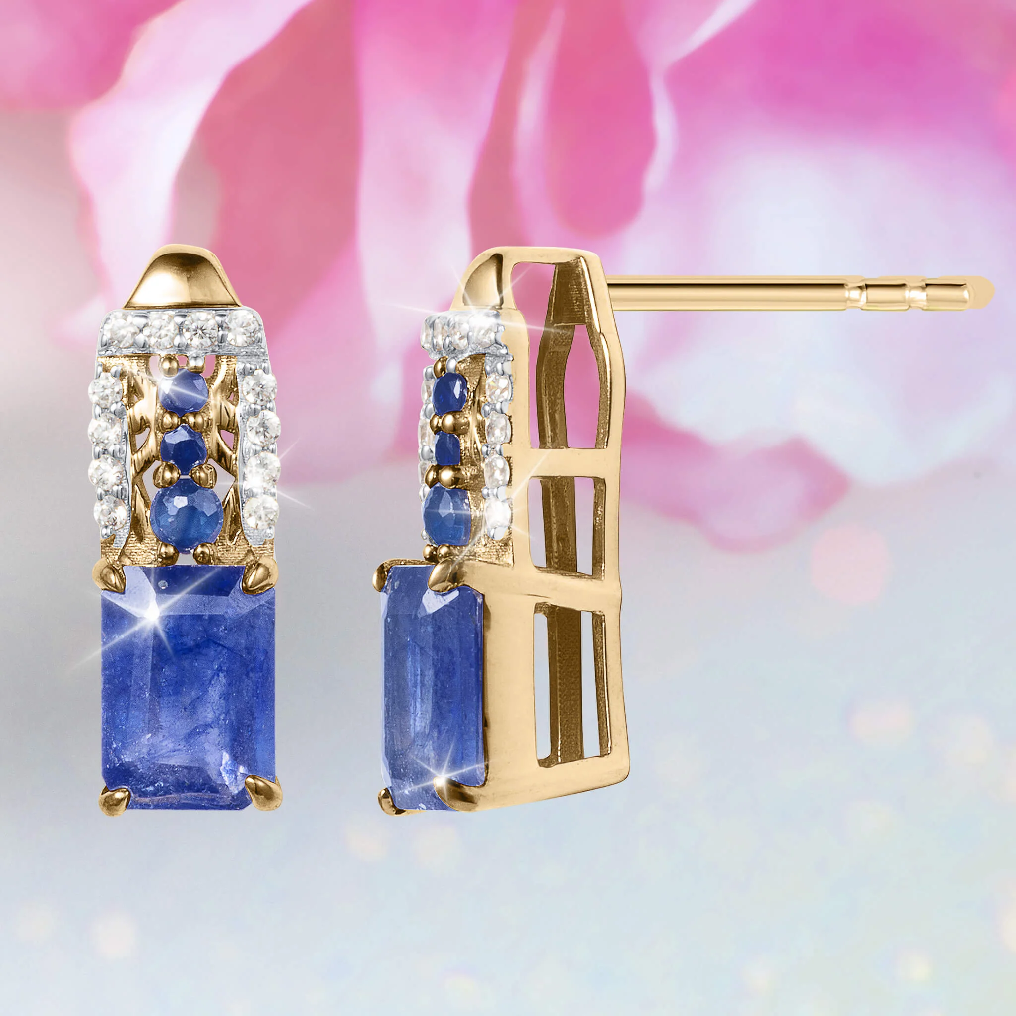 Sapphire Twilight Earrings - Image 2