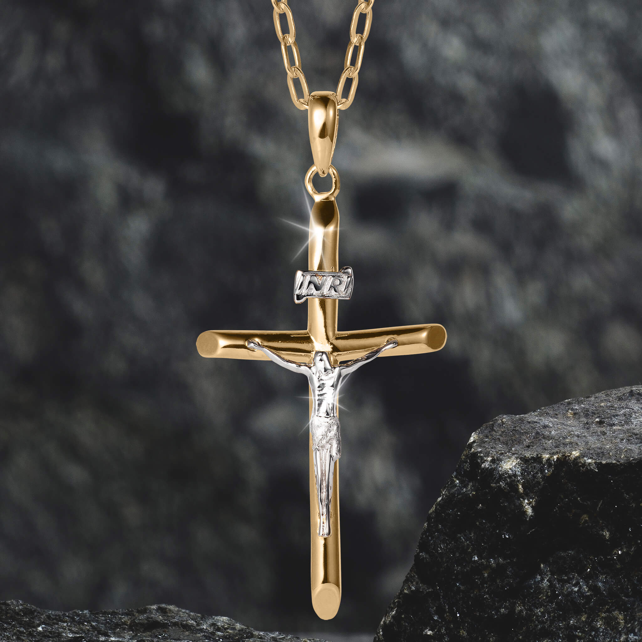 Saviours Embrace Crucifix Pendant - Image 2