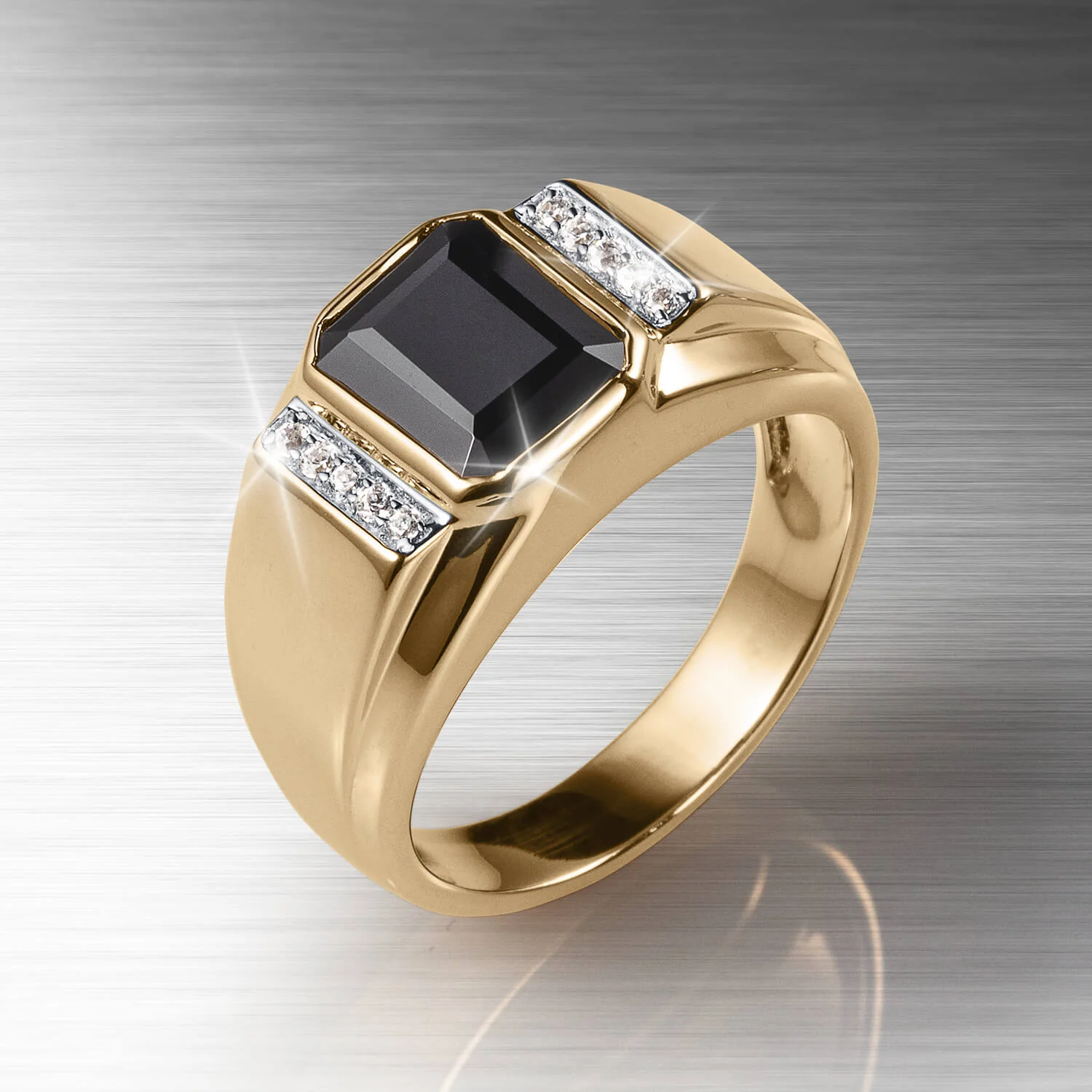 Sentinel Onyx Men's Ring - Image 2