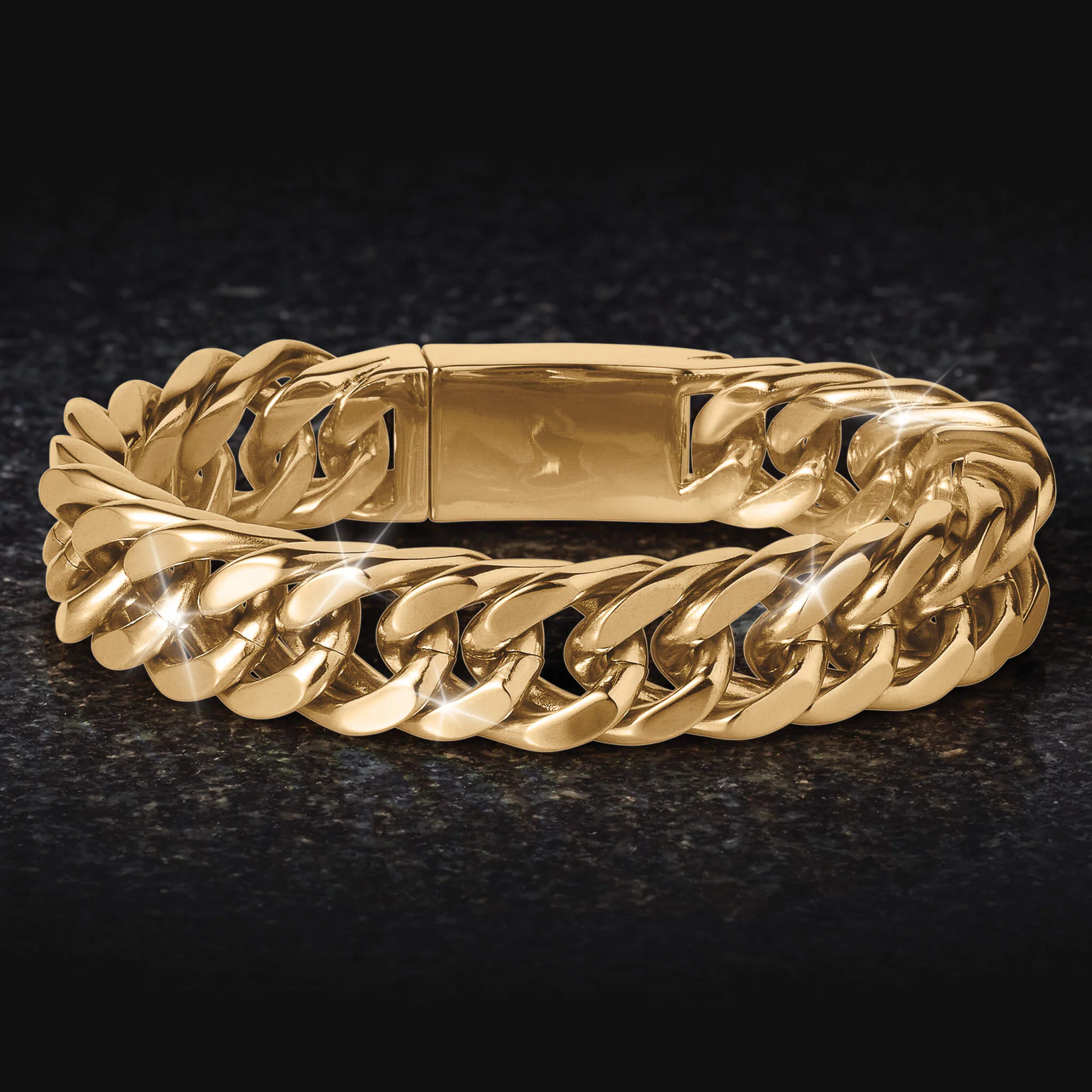 Signature Curb Men's Bracelet - Image 2