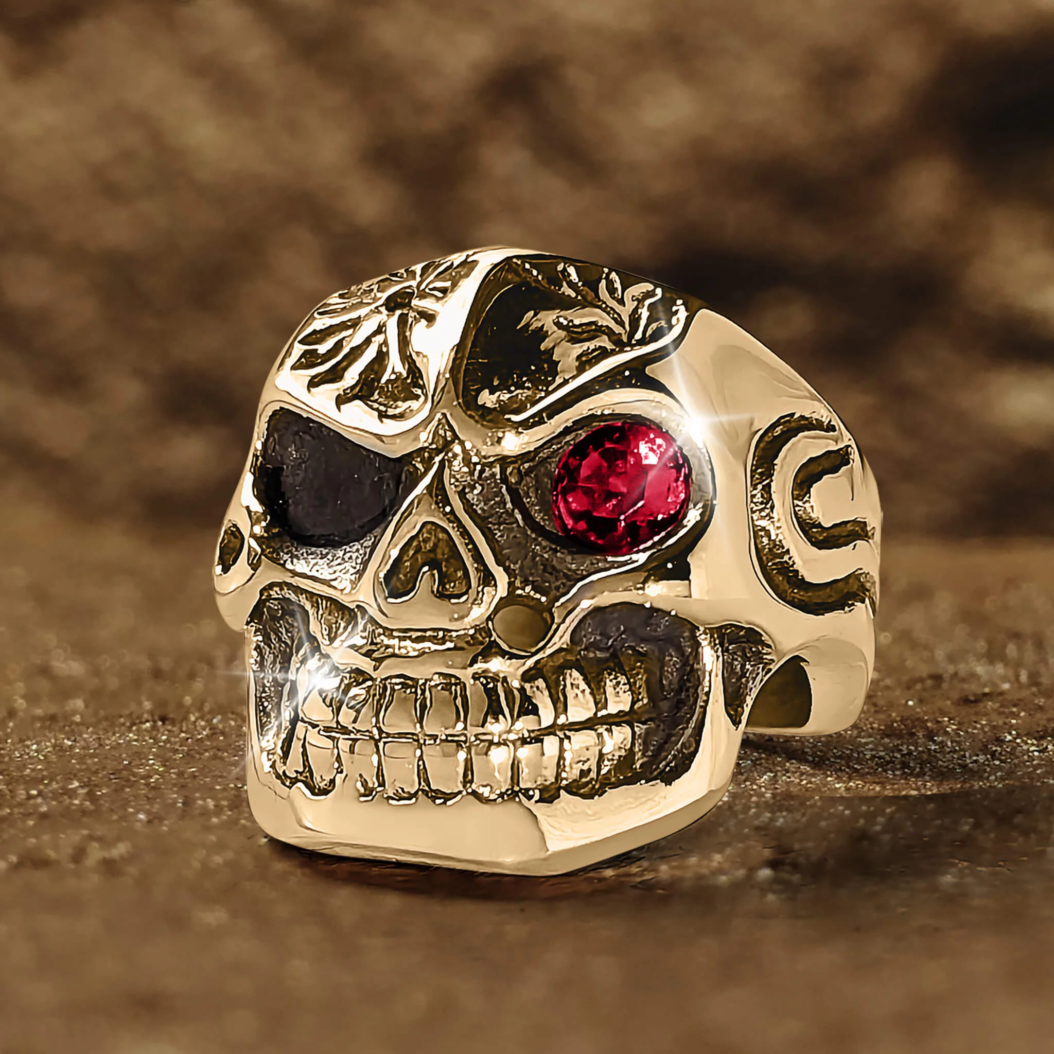 Skull's Tale Men's Ring - Image 2
